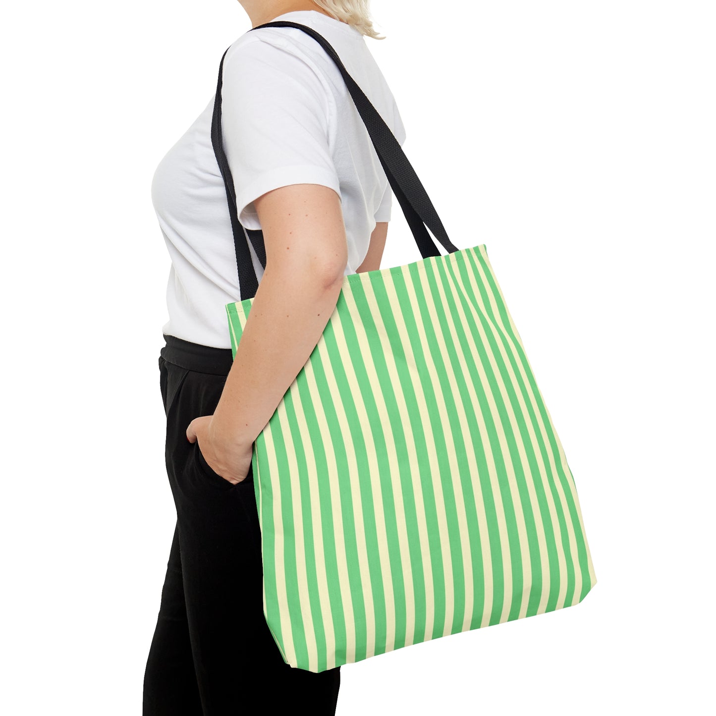 Moda Urbano Striped Tote Bag (AOP)