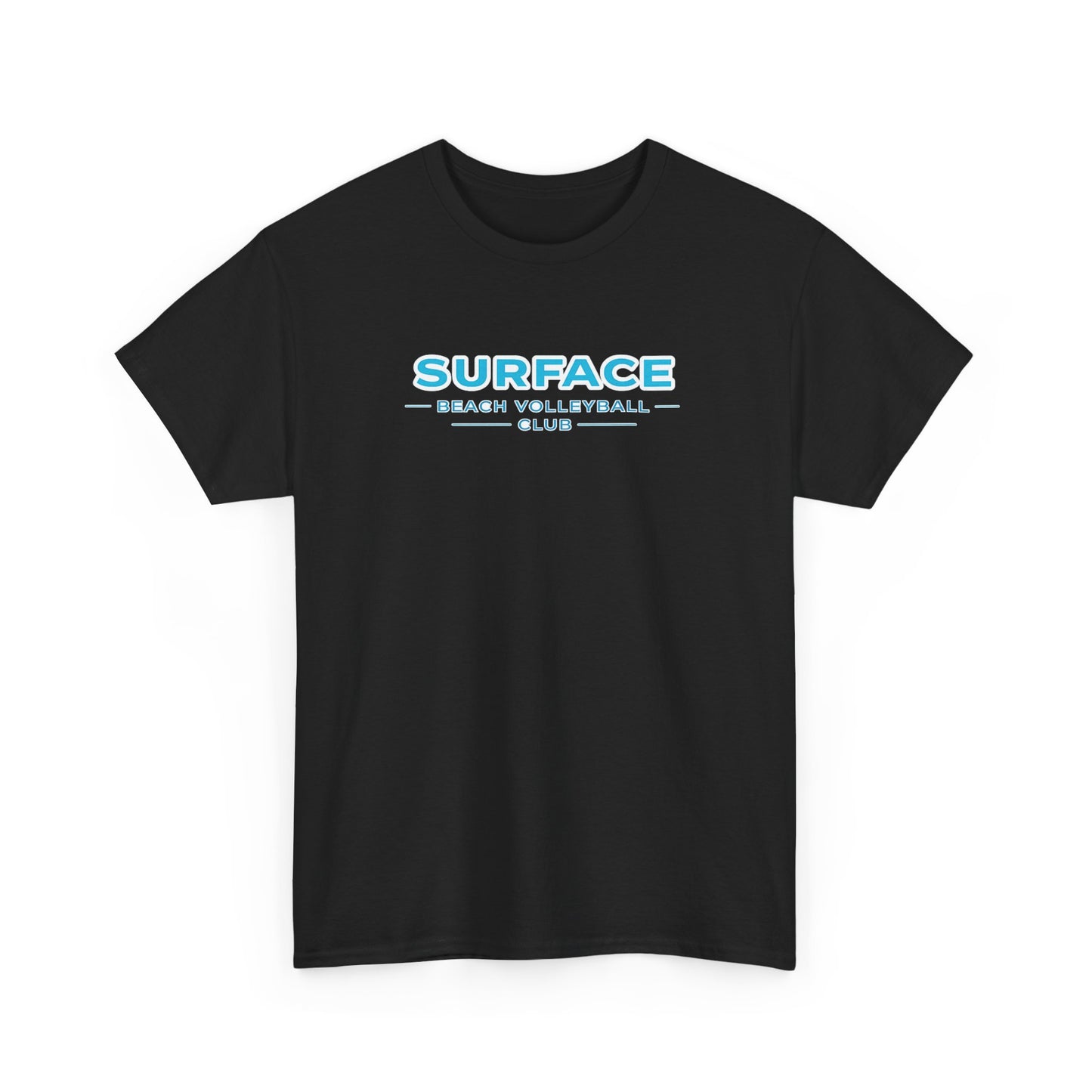 Surface Beach Volleyball Club T-Shirt — Coastal Sunset Volley Tee