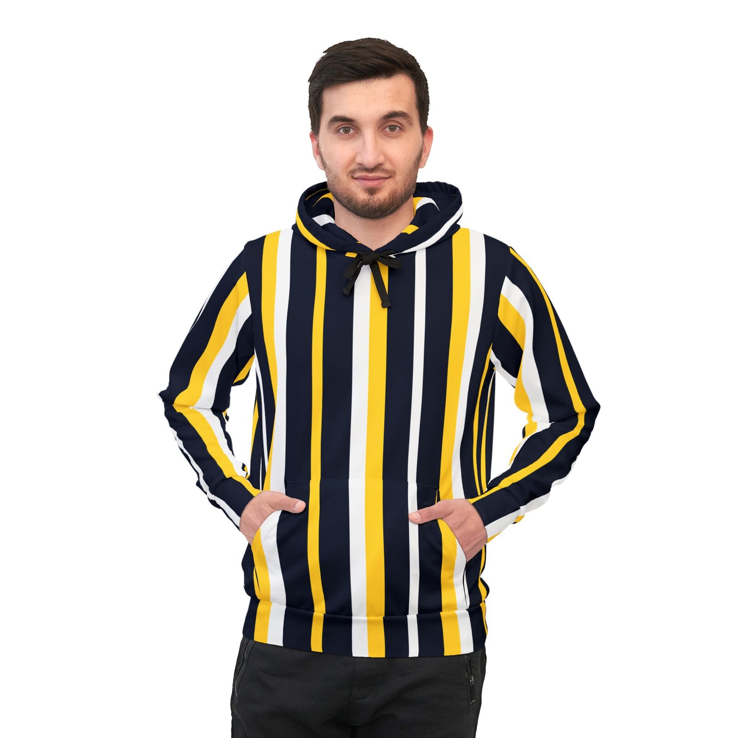 Mahtomedi Zephyrs Striped Sublimated Designer Athletic Hoodie