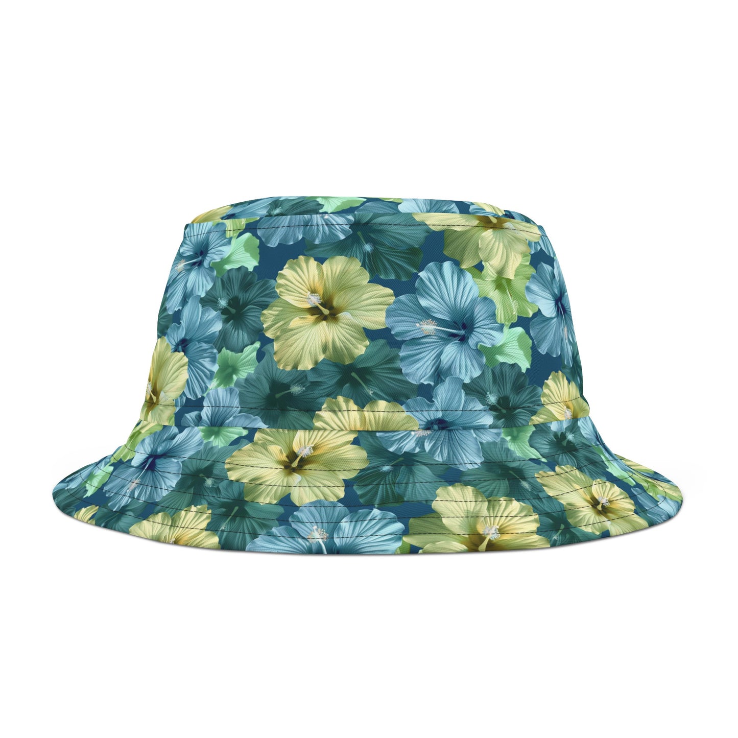 Moda Urbano Tropical Hibiscus Bucket Hat (AOP)