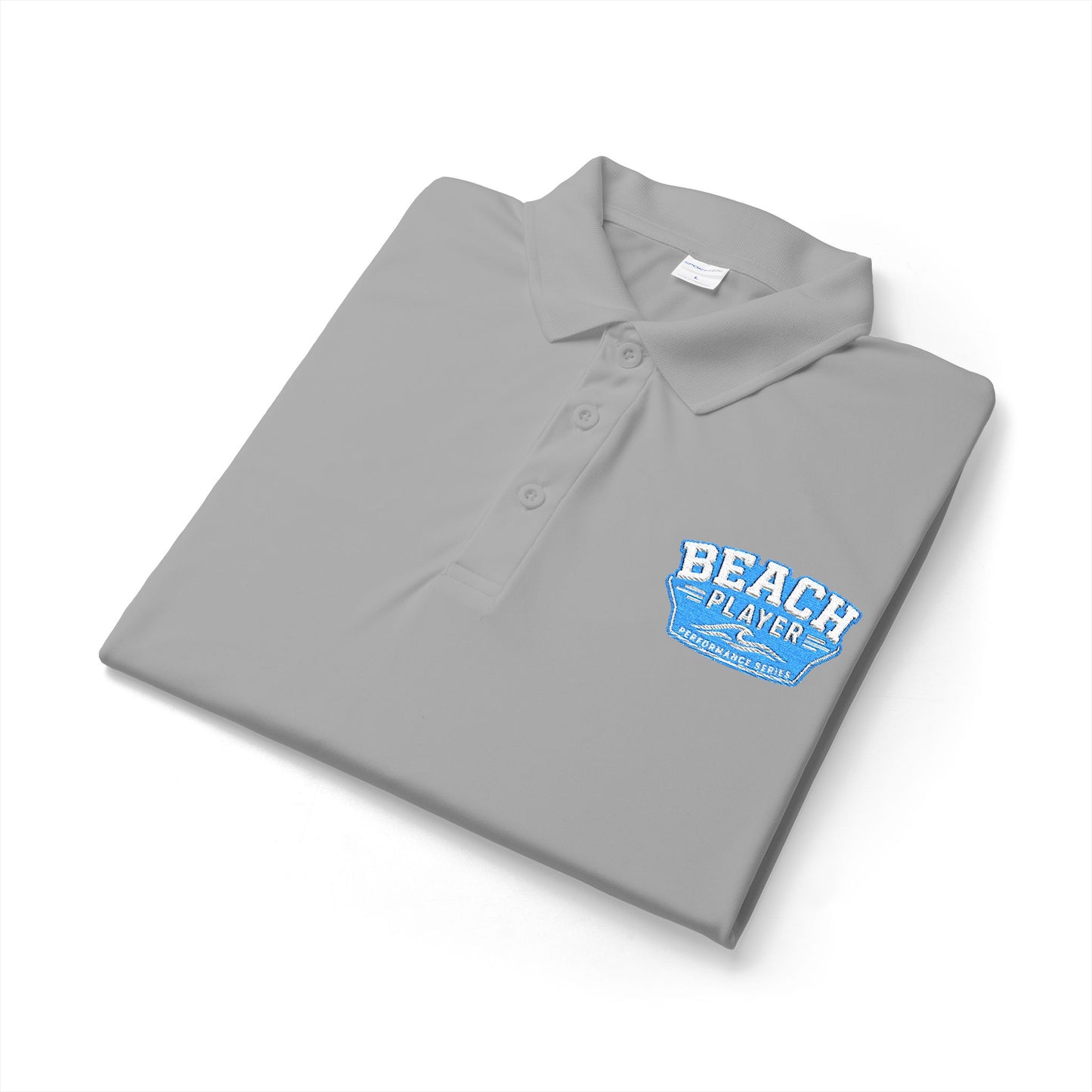 Surface Beach Vibes Polo Shirt — "Beach Week" Distressed Logo Performance Polo