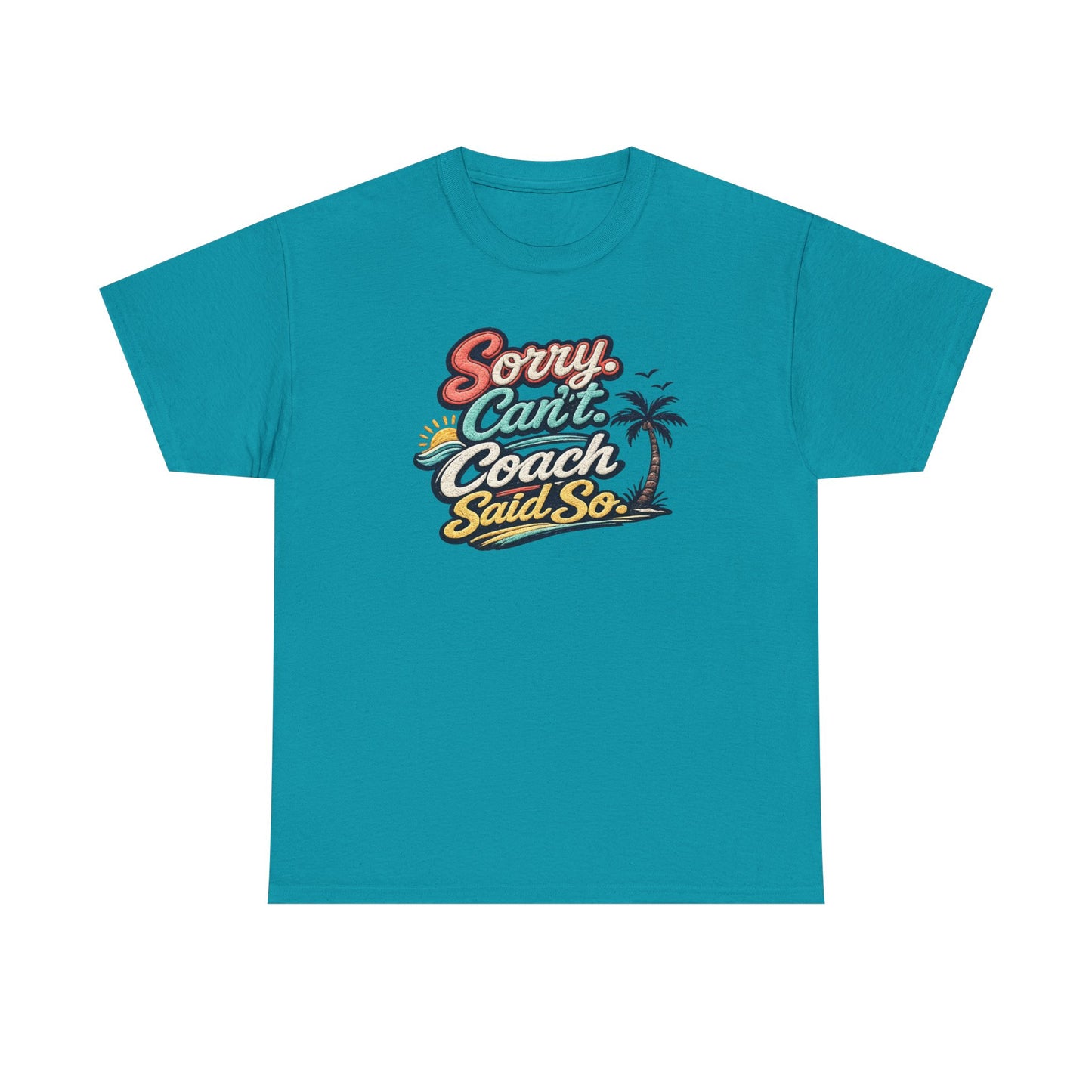 Beach Volleyball Tee — "Sorry, Can't. I’ve Got Beach Volleyball" Retro Graphic