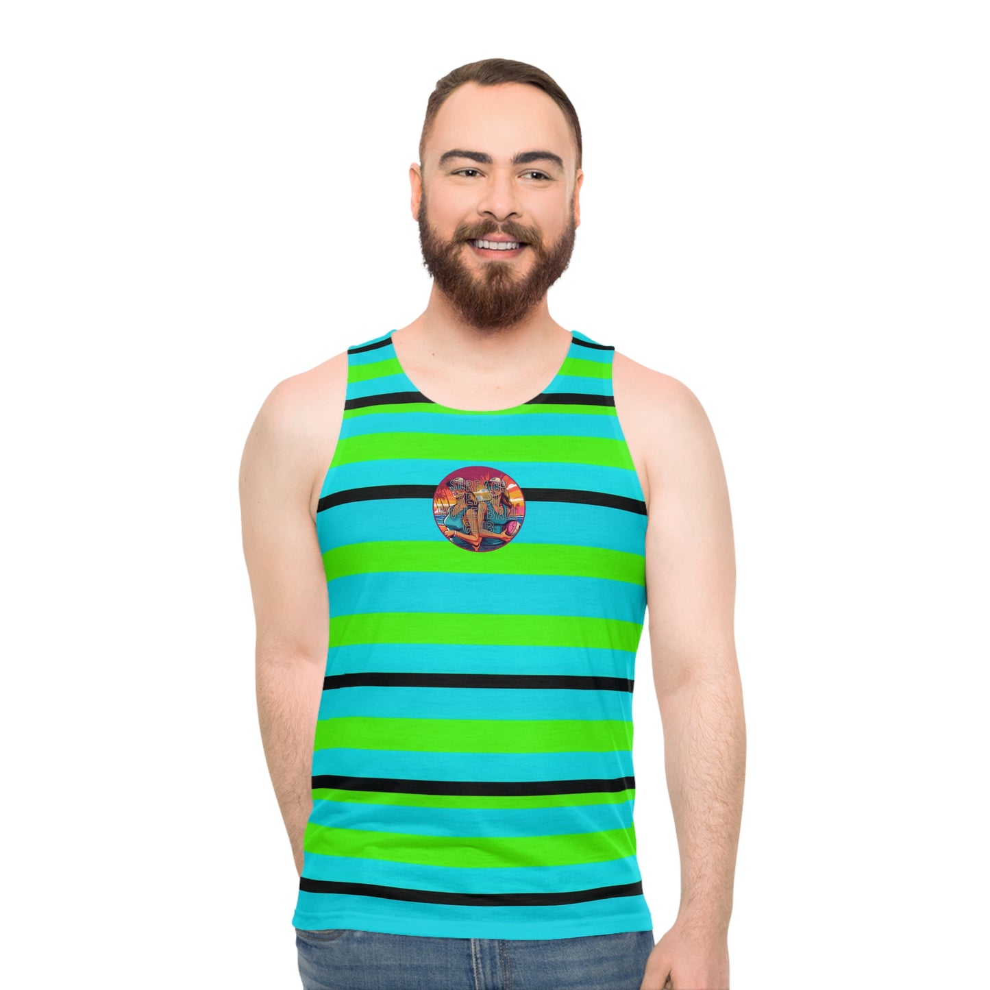 Surface Beach Volleyball Club Unisex Tank Top (AOP)