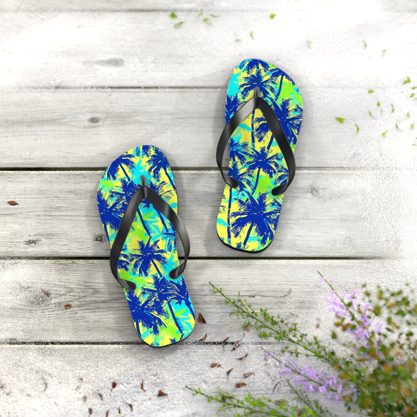 Tropical Surface Beach Volleyball Club Designer Flip Flops