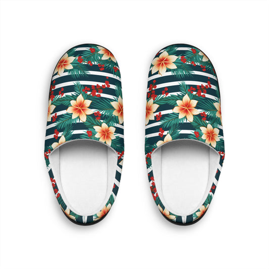 Enrico's Tropical Christmas Holiday Men's Indoor Slippers