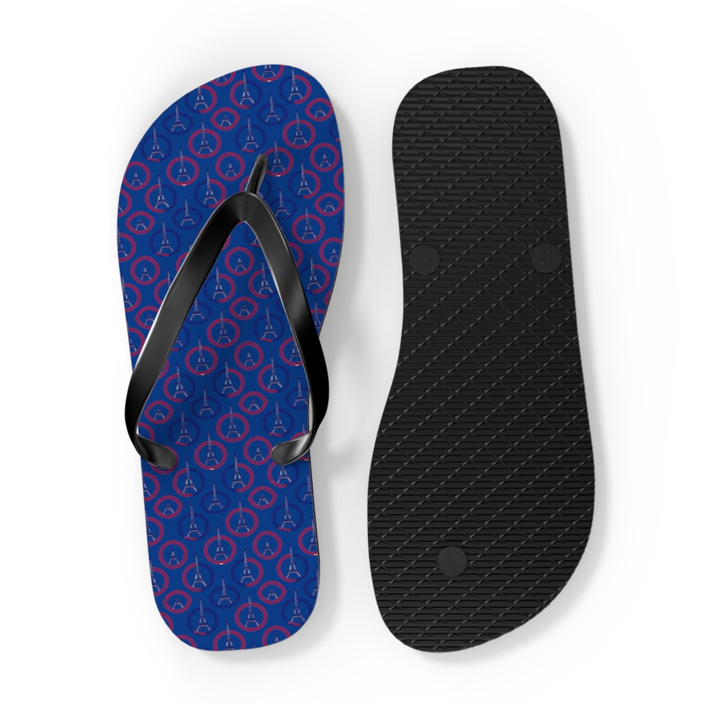 Paris Olympics Inspired Moda Urbano Designer Flip Flops