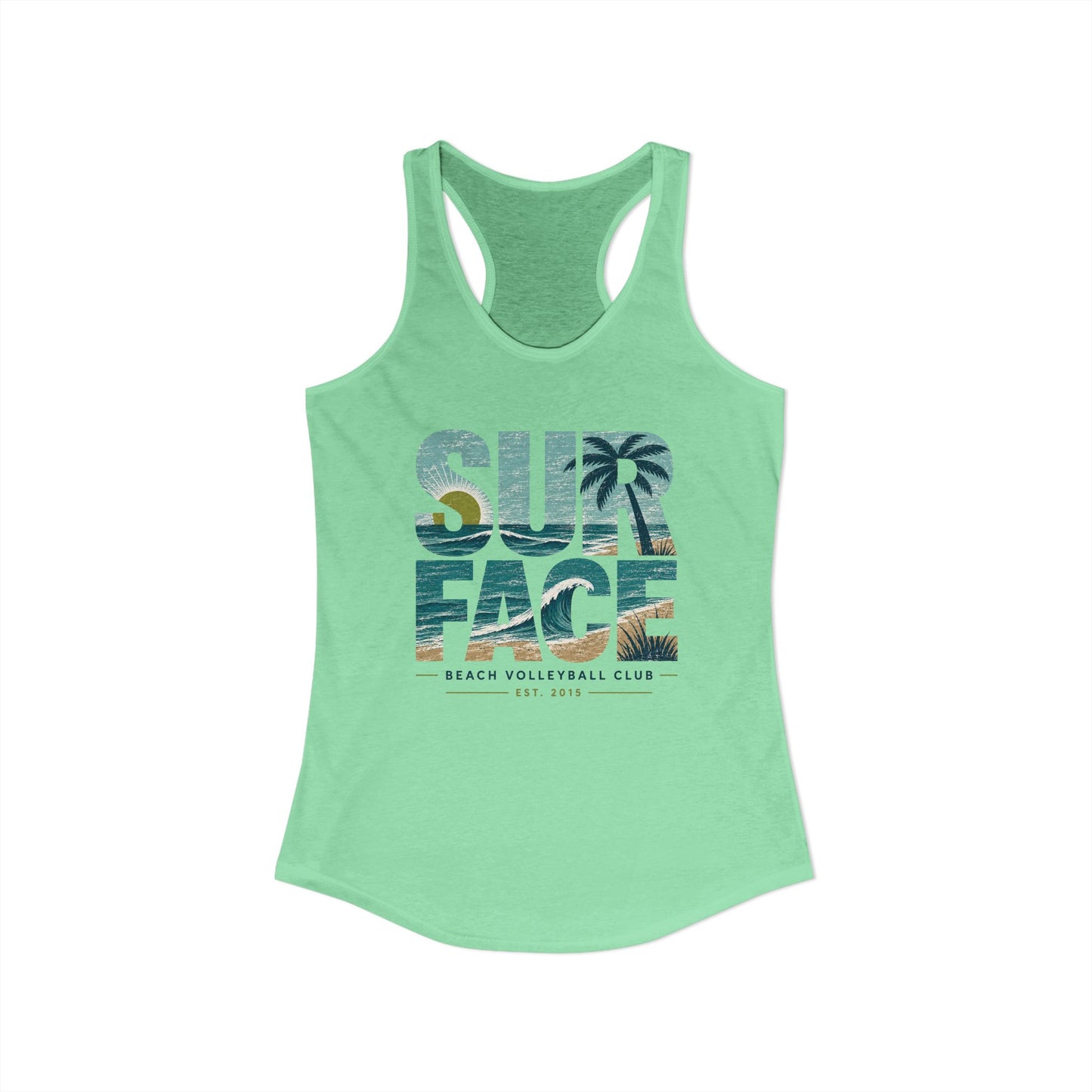 Surface Beach Volleyball Club Women's Racerback Tank - Beach Vibes