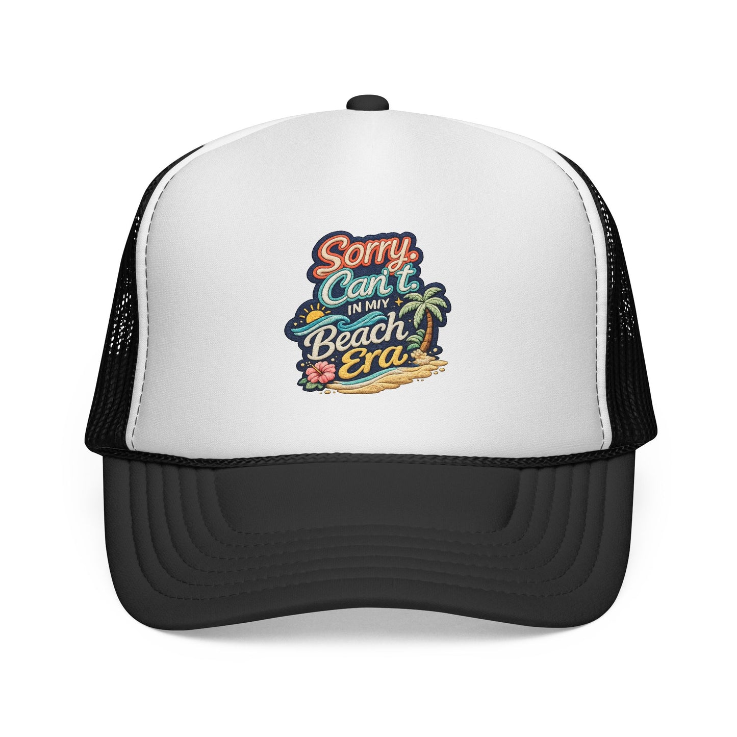 Sorry Can’t — Beach Vibes Trucker Cap