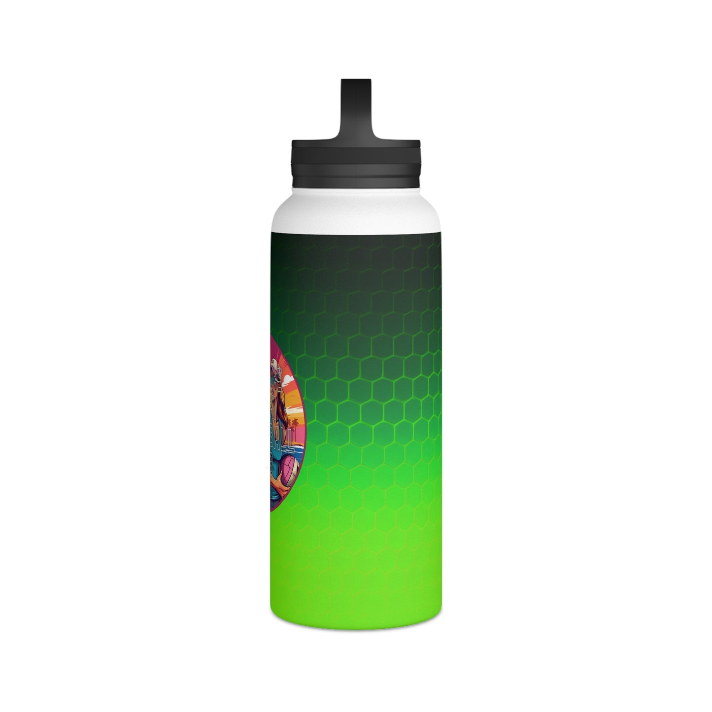 Surface Beach Volleyball Club Stainless Steel Water Bottle, Handle Lid