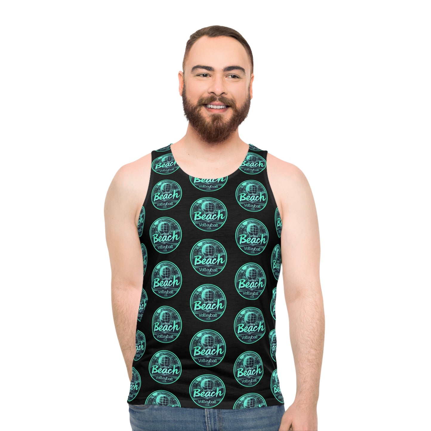 Icon Surface Beach Volleyball Club Unisex Tank Top (AOP)