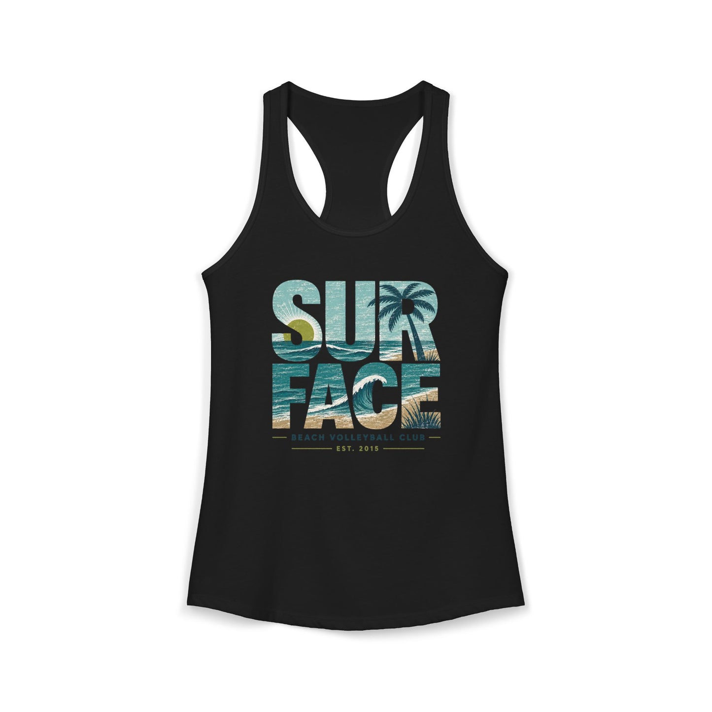 Surface Beach Volleyball Club Women's Racerback Tank - Beach Vibes