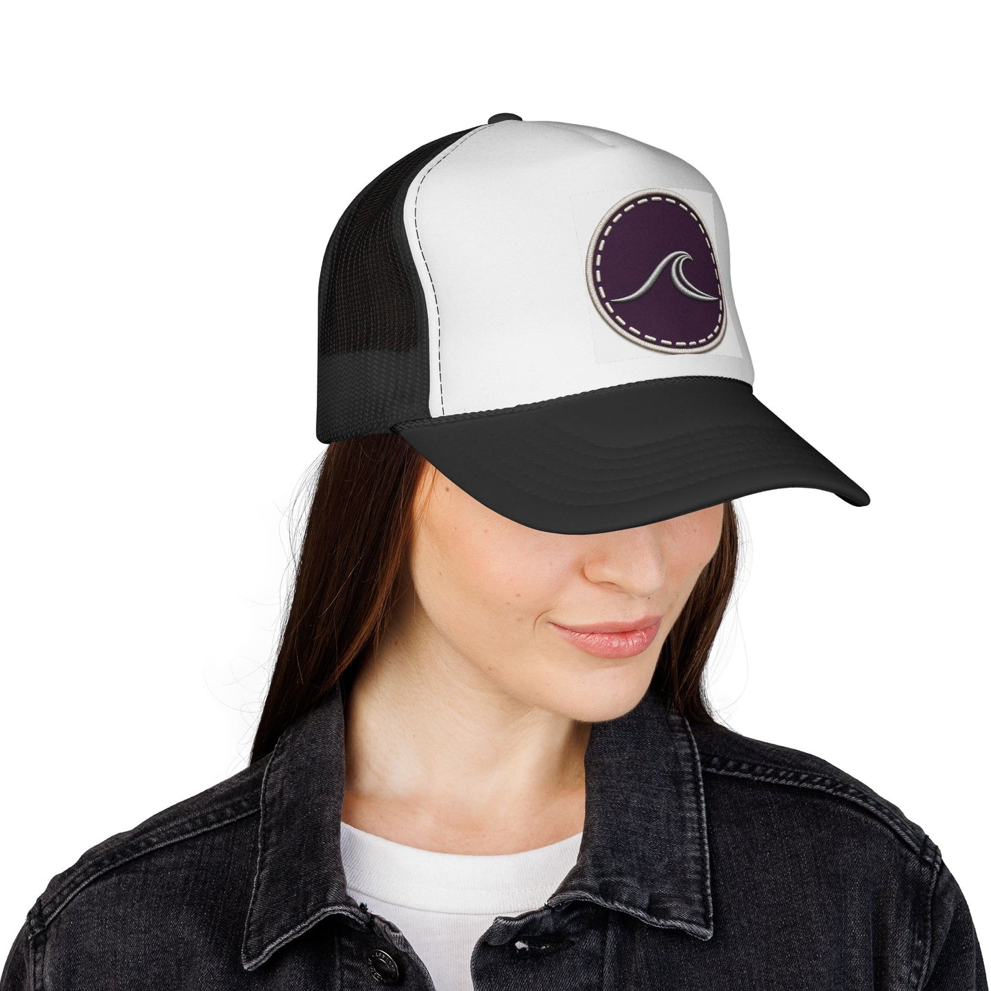 Surfache Wave Trucker Hat — Vintage Surf Logo Cap for Beach Lov