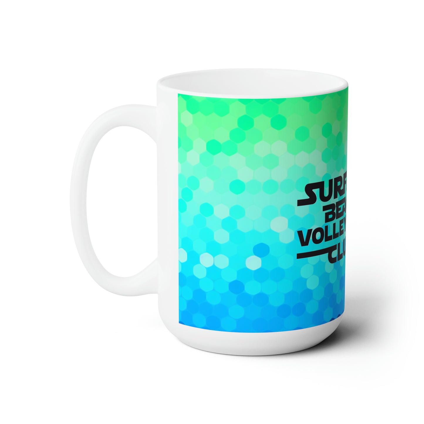 Surface Beach Volleyball Club Ceramic Mug 15oz