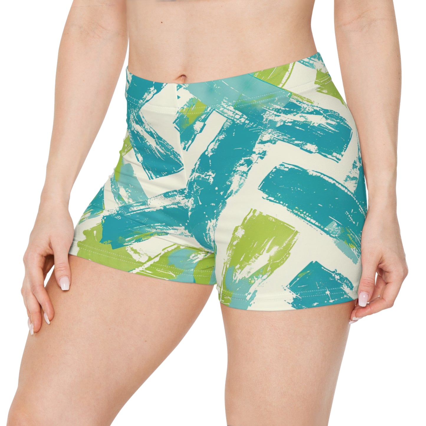 Surface Beach Volleyball Club Women's Spandex Volleys (AOP)