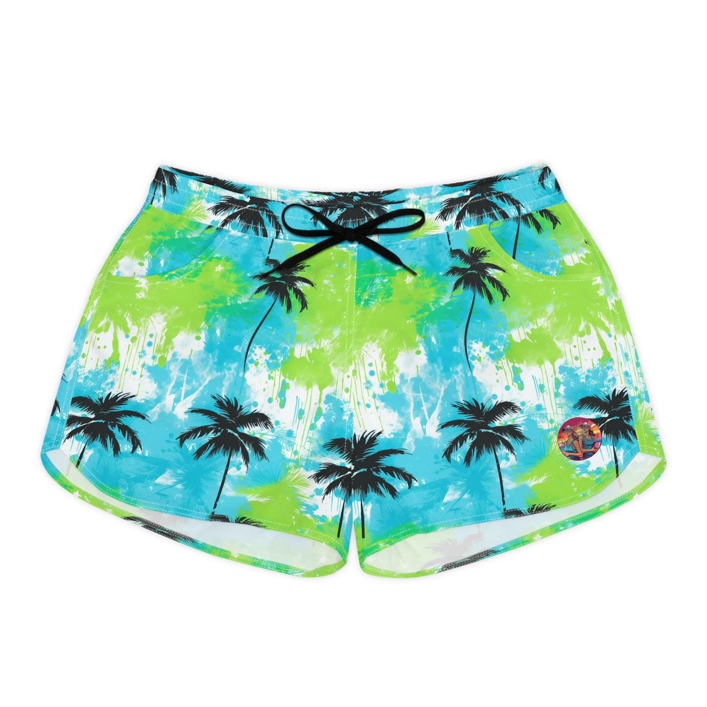 Surface Beach Volleyball Club Geometric Cover Up Women's Casual Shorts (AOP)