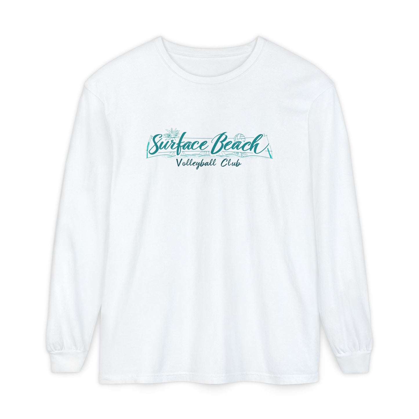 Surface Beach Volleyball Club Long Sleeve Tee — "Beach Player" Back Print