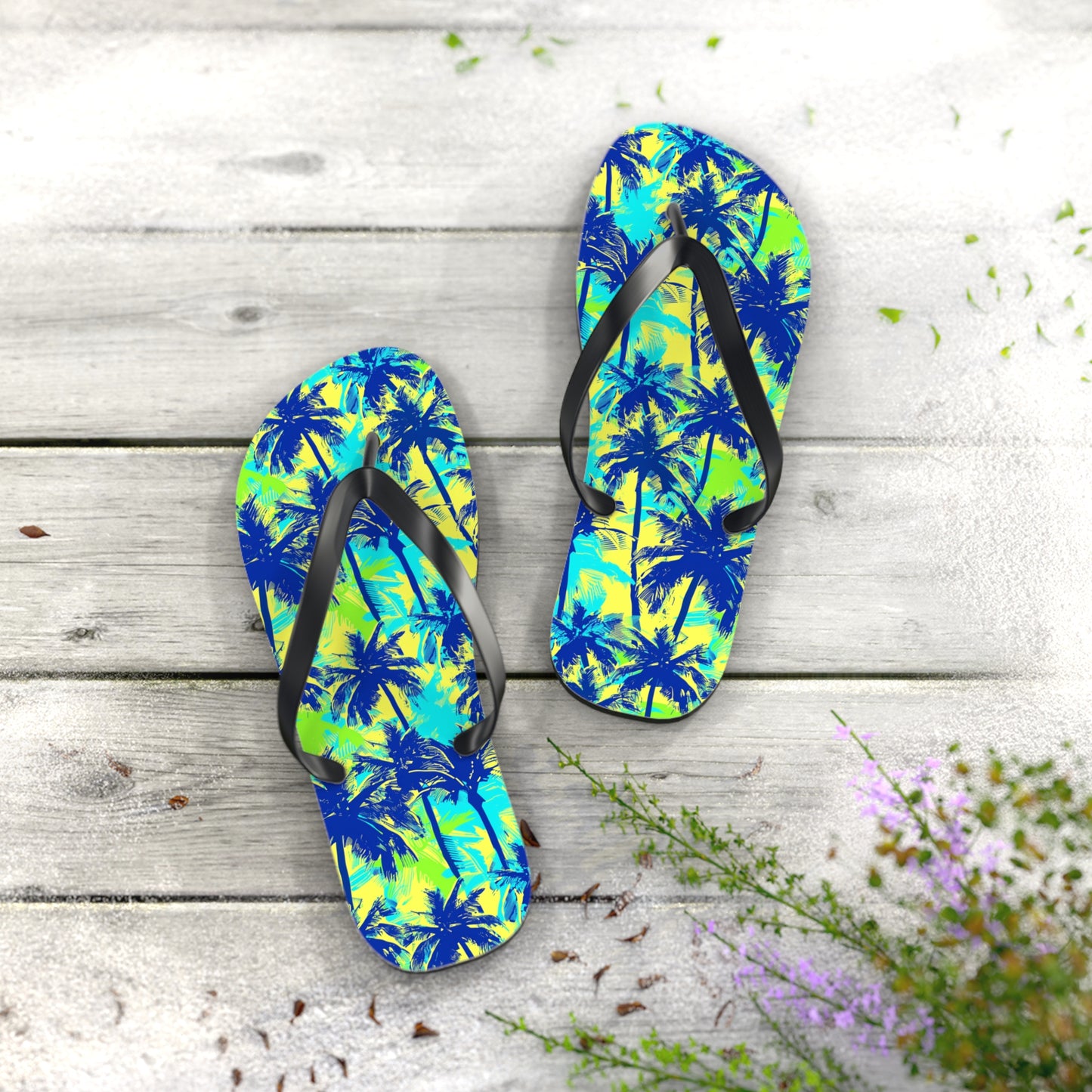 Tropical Surface Beach Volleyball Club Designer Flip Flops