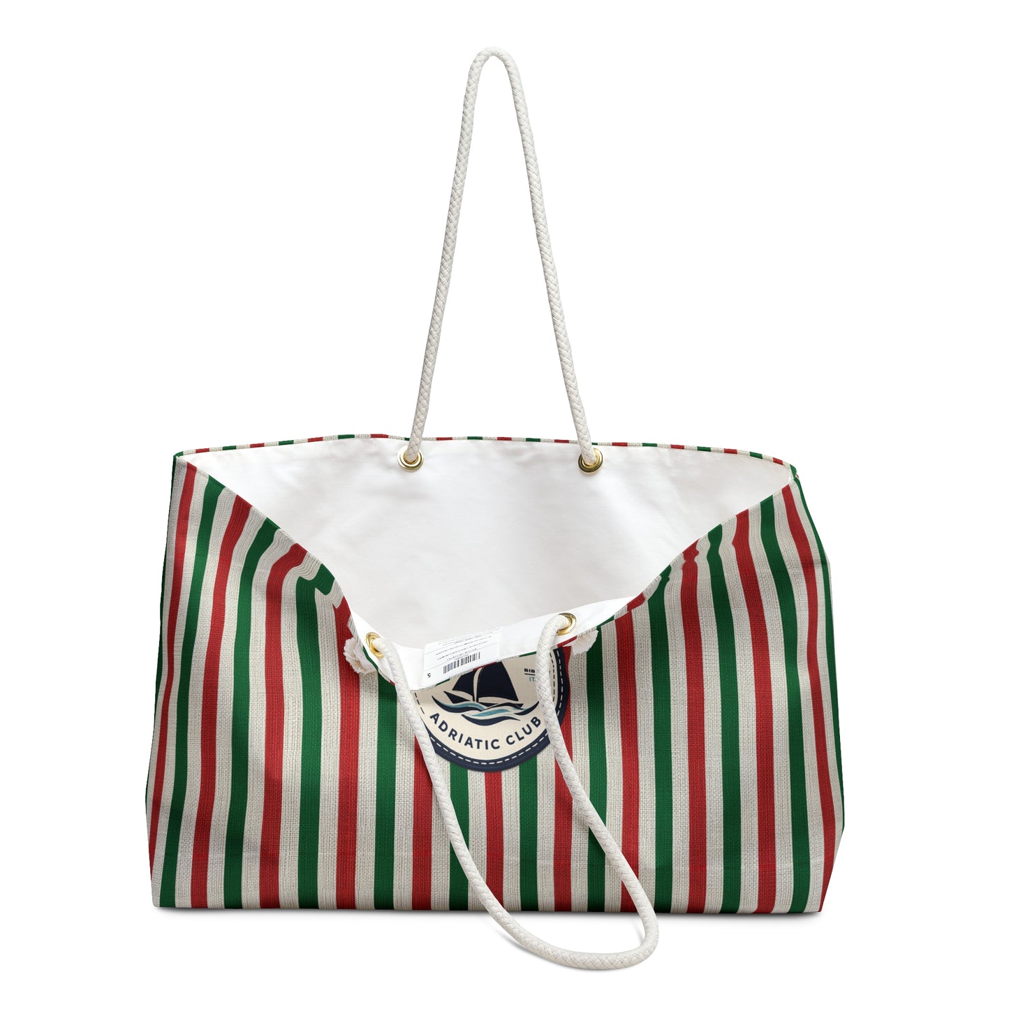 Surfache Flag Inspired Adriatic Club Weekender Bag — Coastal Travel Tote