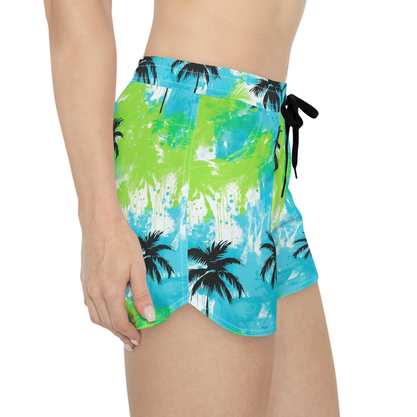 Surface Beach Volleyball Club Geometric Cover Up Women's Casual Shorts (AOP)