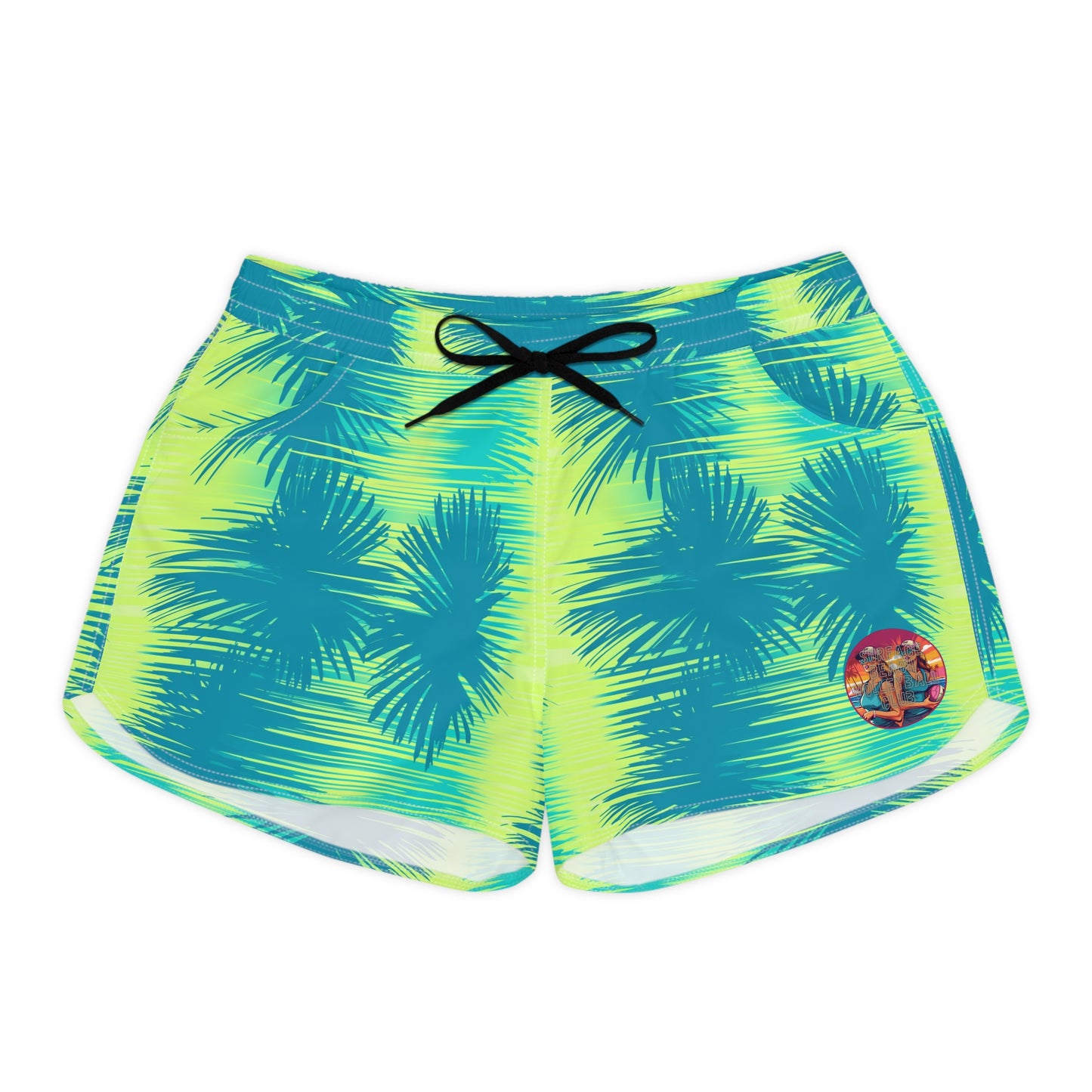 Surface Beach Volleyball Club Geometric Cover Up Women's Casual Shorts (AOP)