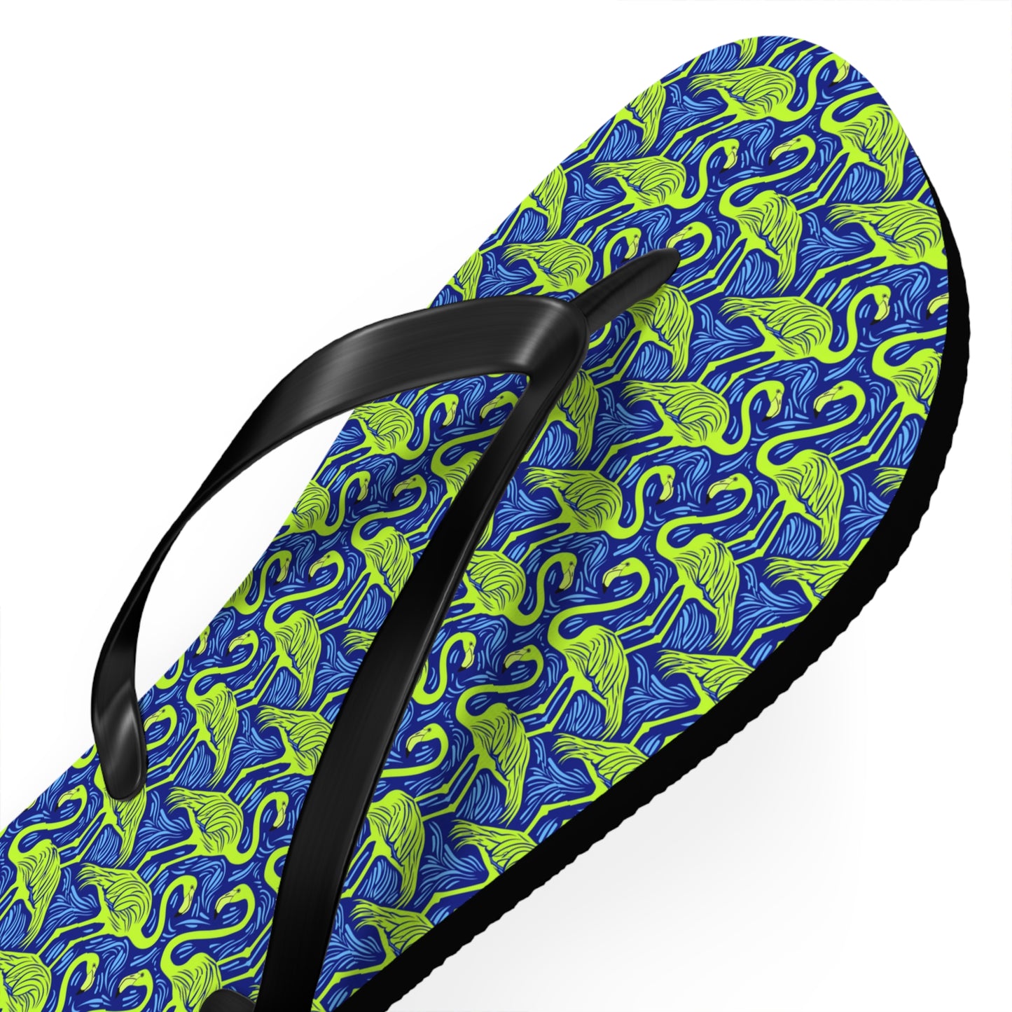 Flamingos Surface Beach Volleyball Club Designer Flip Flops