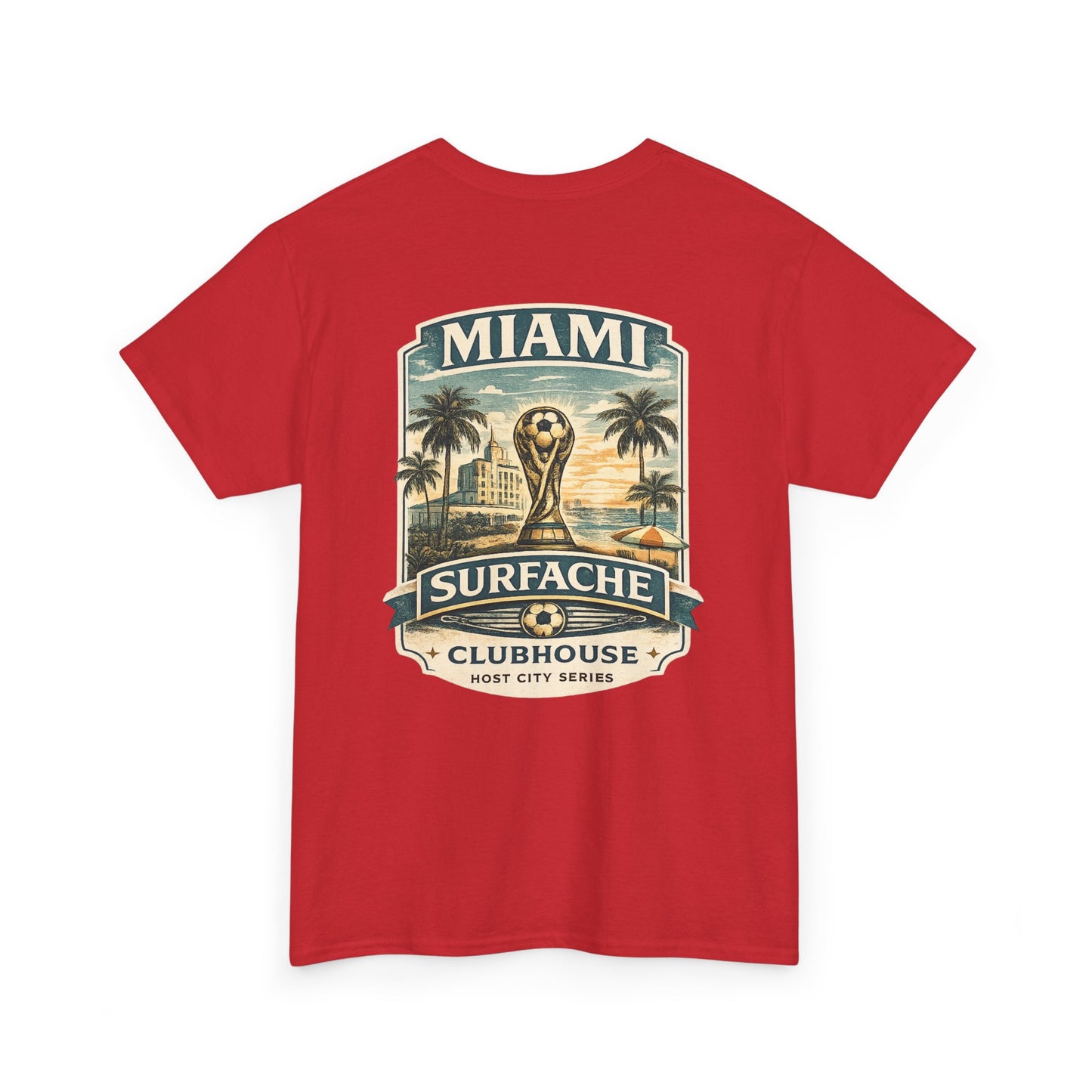 Surfache Miami Clubhouse T-Shirt — Vintage Palm Beach Surf Tee