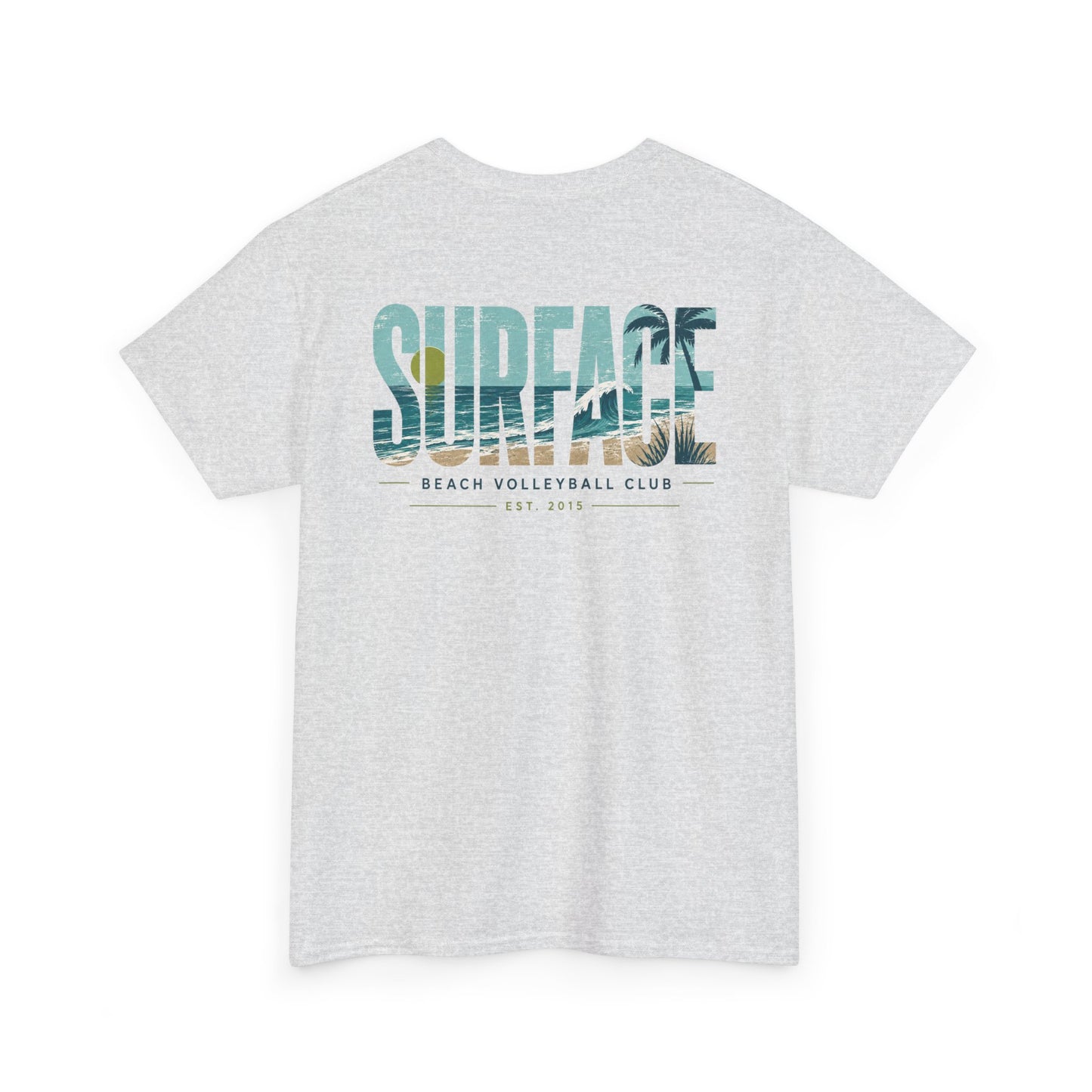 Surface Beach Volleyball Club T-Shirt — Coastal Surf Graphic Tee
