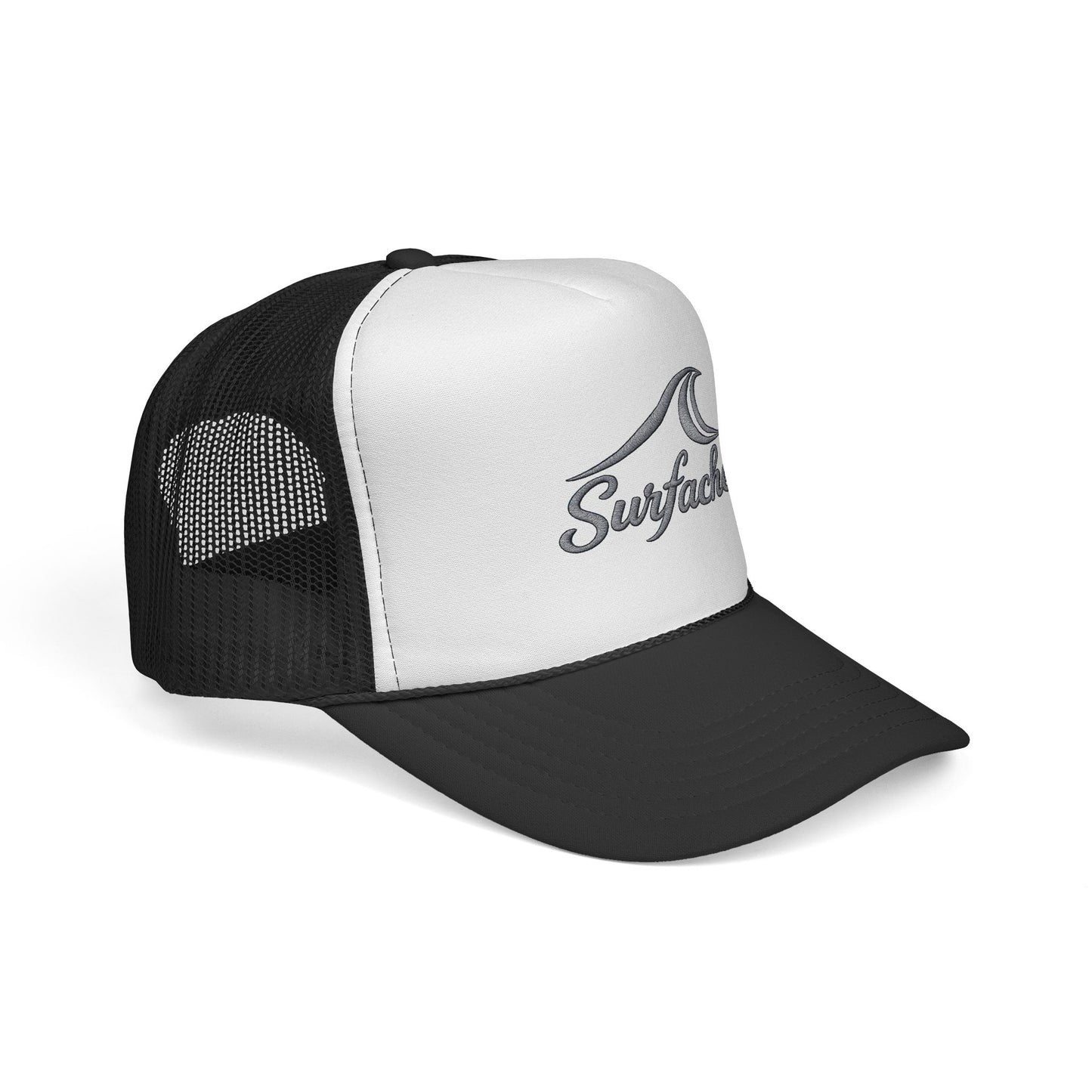 Surfache Wave Trucker Hat — Vintage Surf Logo Cap for Beach Lovers