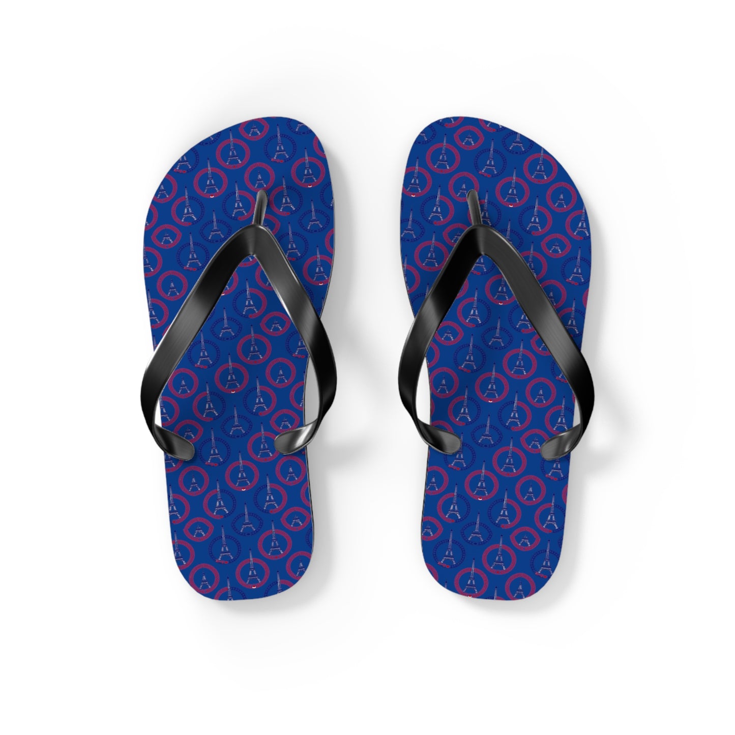 Paris Olympics Inspired Moda Urbano Designer Flip Flops