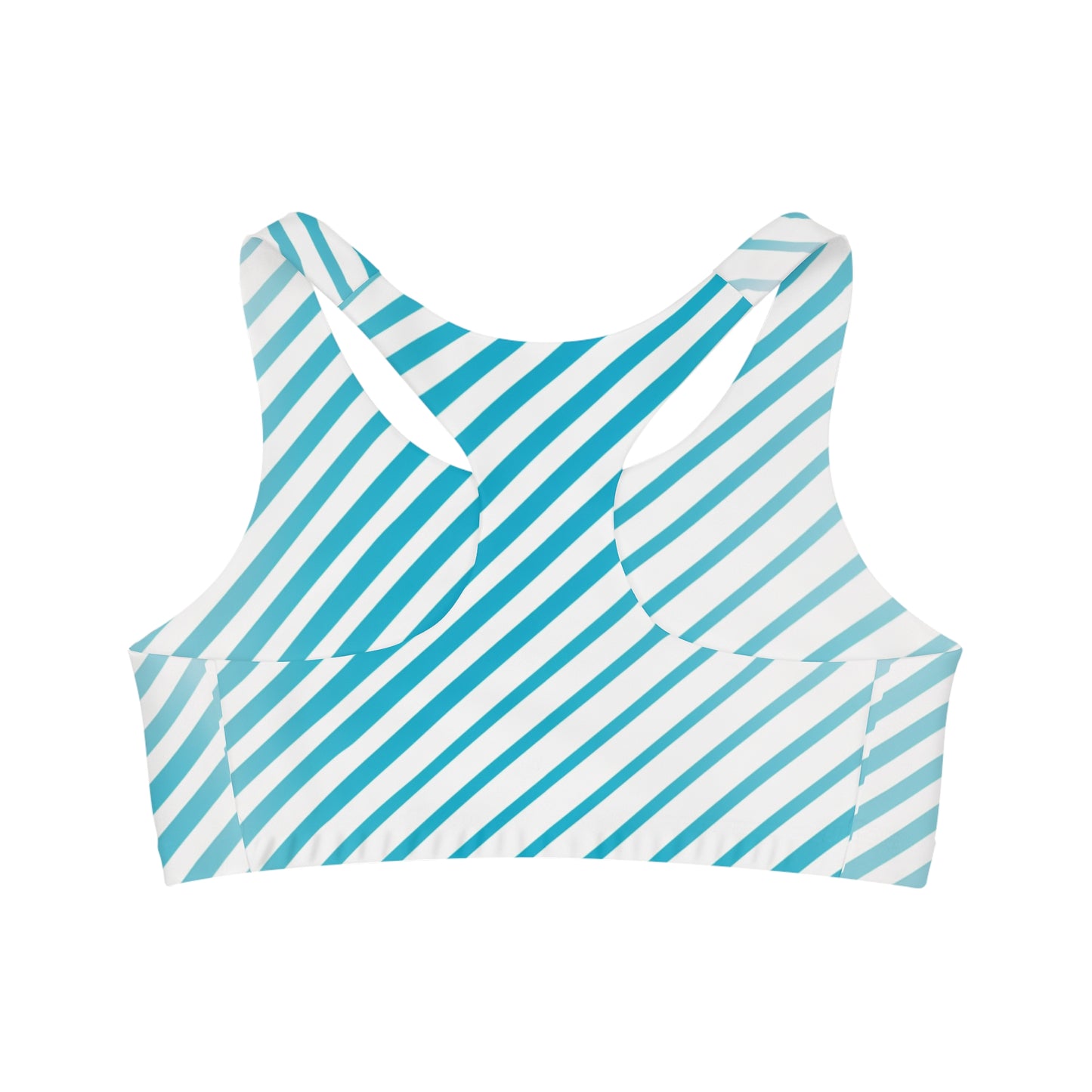 Kawaii Style Surface Beach Volleyball Club Seamless Sports Bra (AOP)