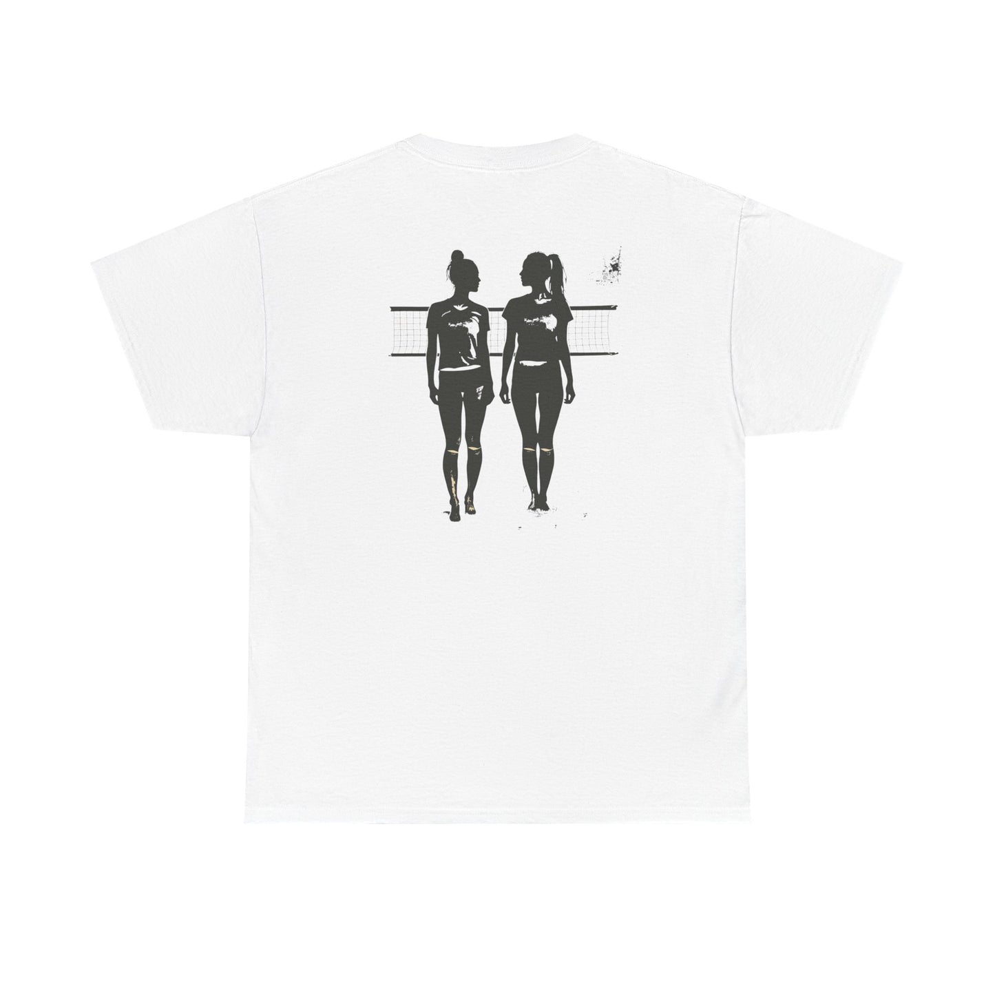 Beach Volleyball “Partners” Unisex Heavy Cotton Tee