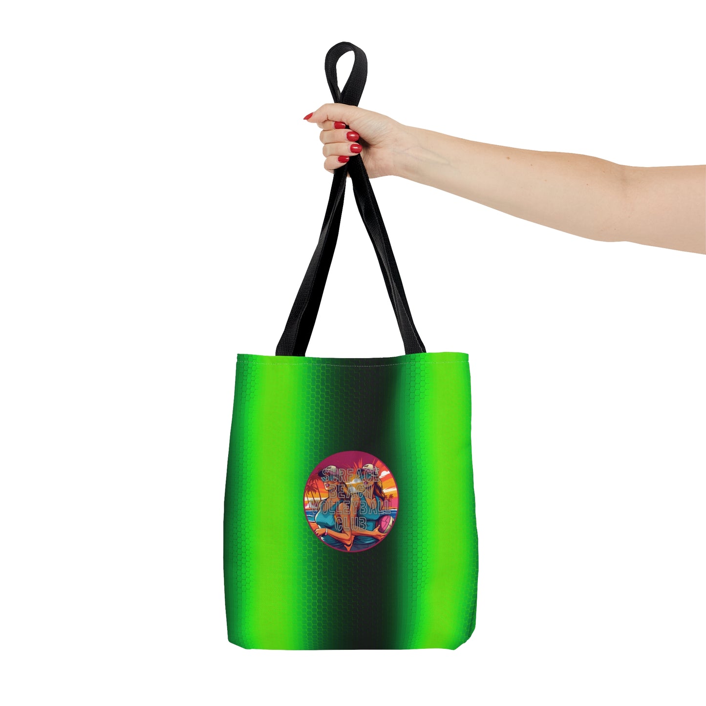 Surface Beach Volleyball Floral Logo Tote Bag (AOP)