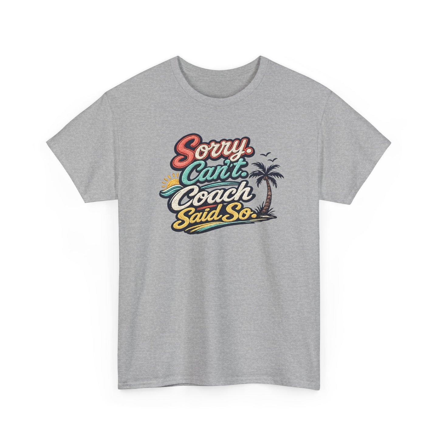 Beach Volleyball Tee — "Sorry, Can't. I’ve Got Beach Volleyball" Retro Graphic