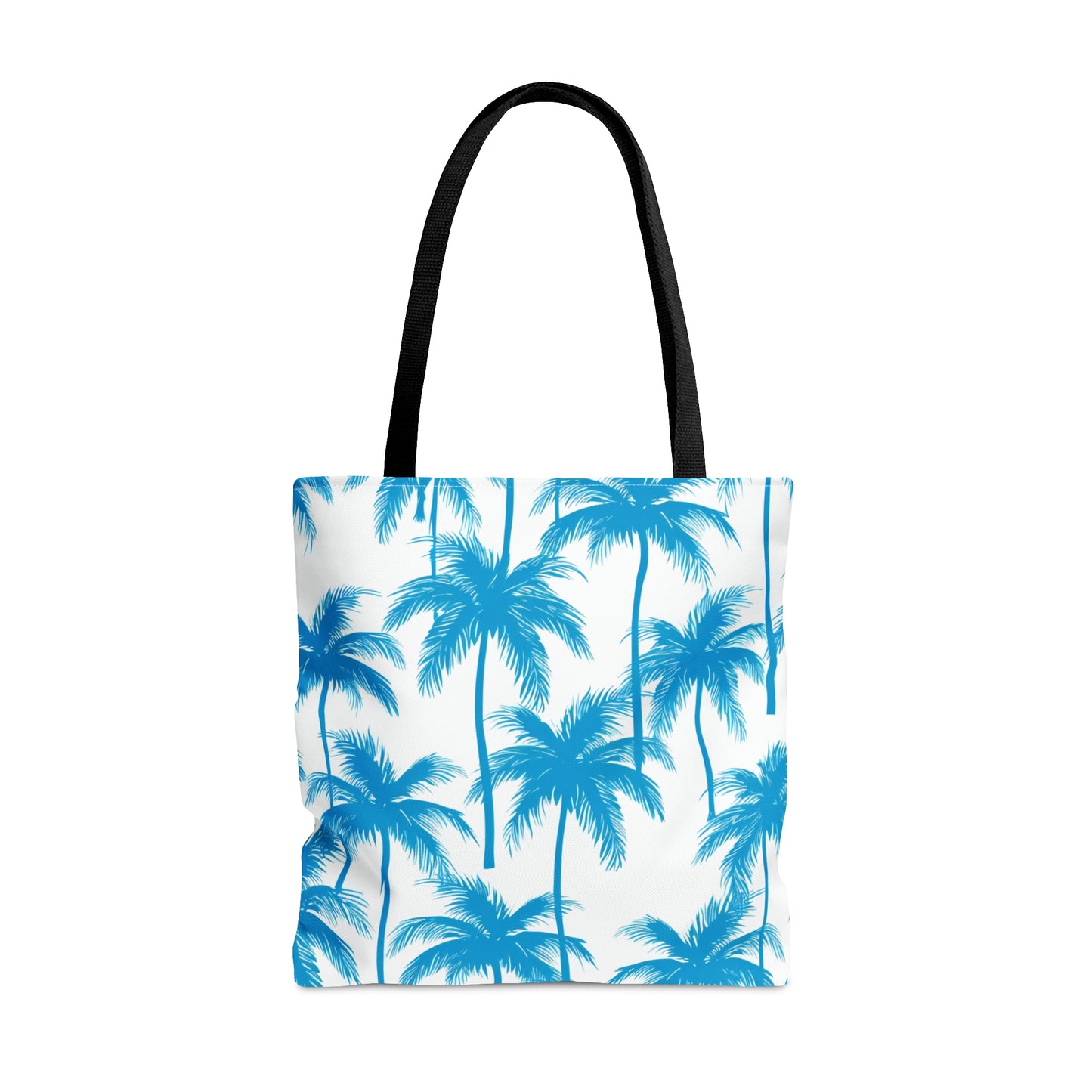 Cyan Palm Travel Tote Bag