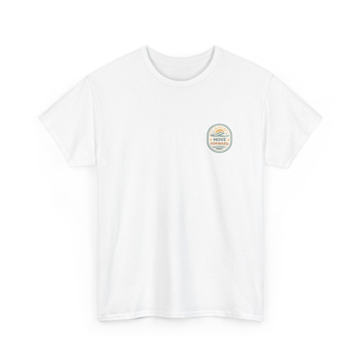 Keep Moving Forward T-Shirt — Inspirational Travel Compass Graphic Tee