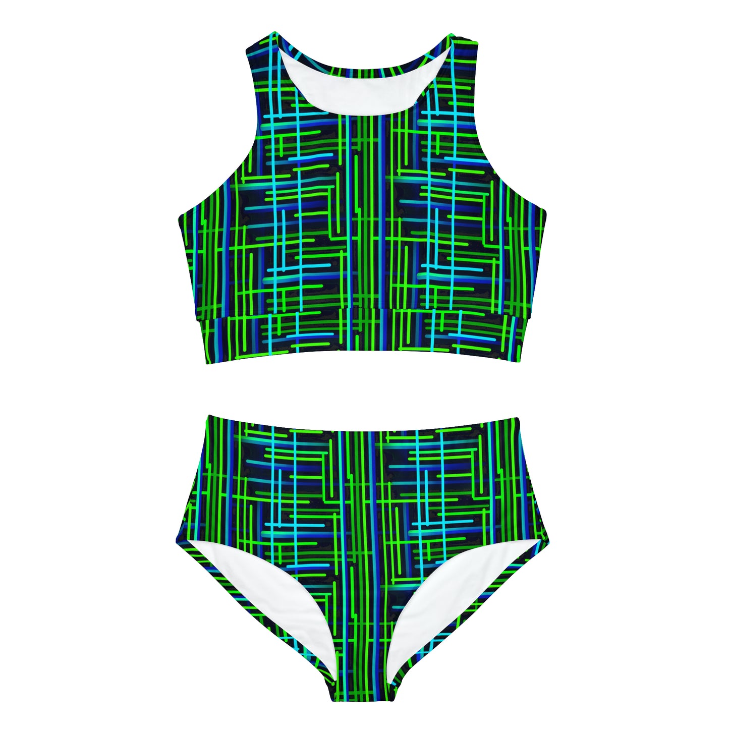 Surface Beach Volleyball Club Geometric Sporty Bikini Set