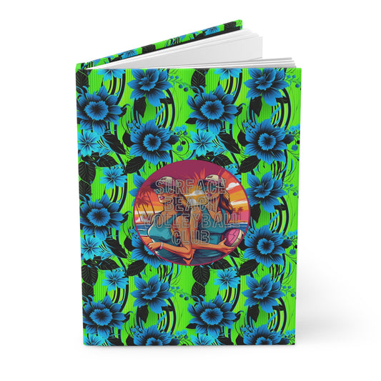 Surface Beach Volleyball Club Reflection Hardcover Journal Matte