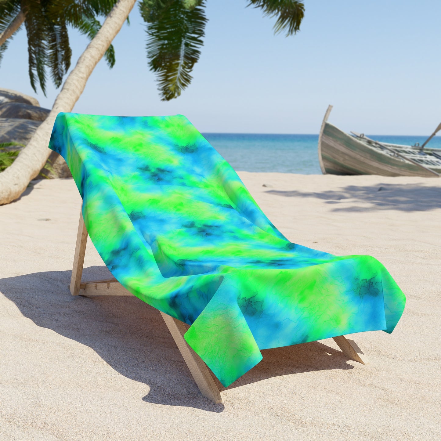 Surface Beach Volleyball Club Tie Dye Beach Towel