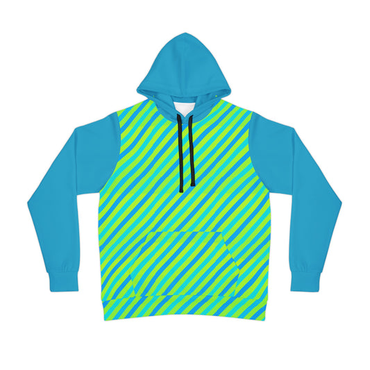 Moda Urbano Striped Color Block Sublimated Designer Athletic Hoodie