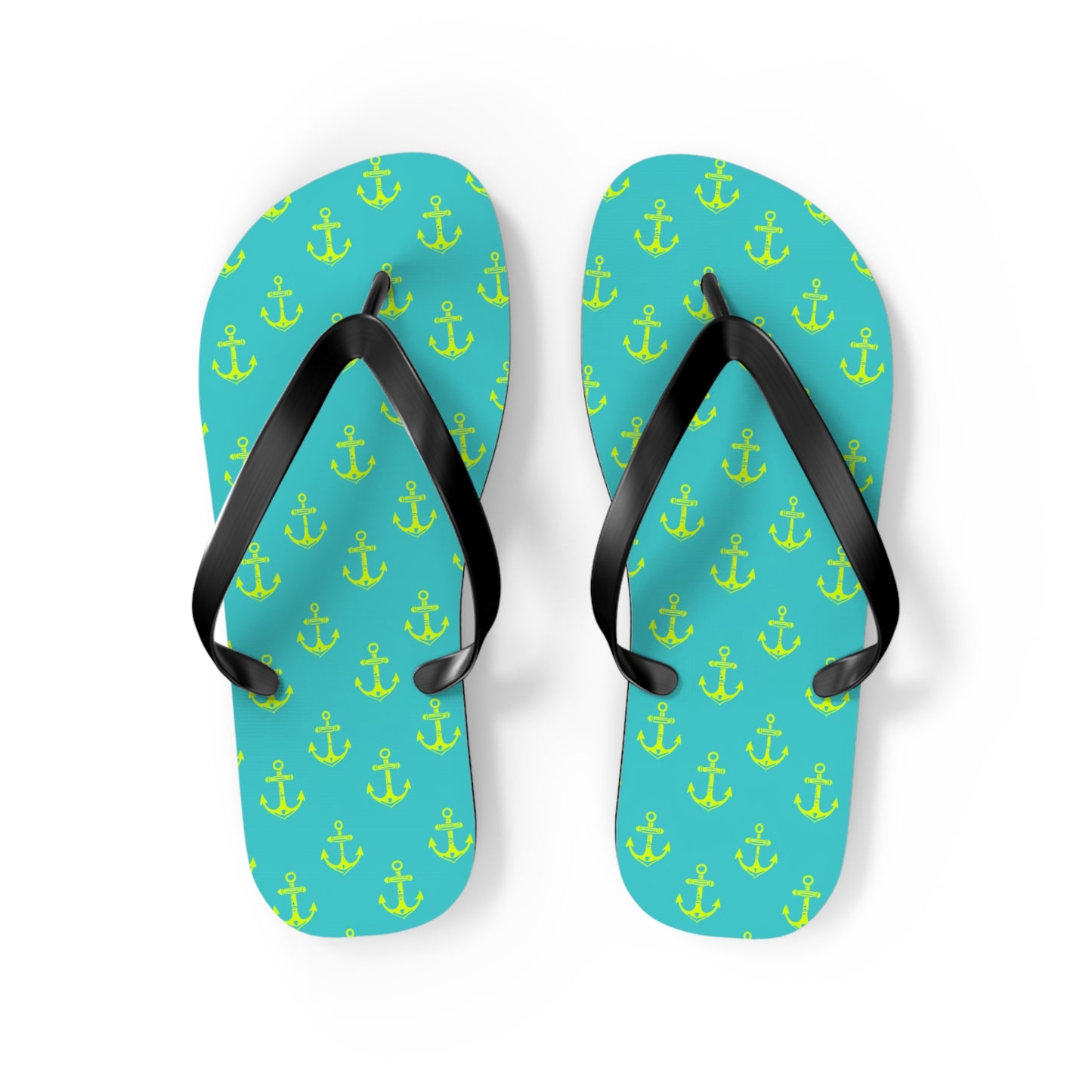 Anchors Away Surface Beach Volleyball Club Designer Flip Flops