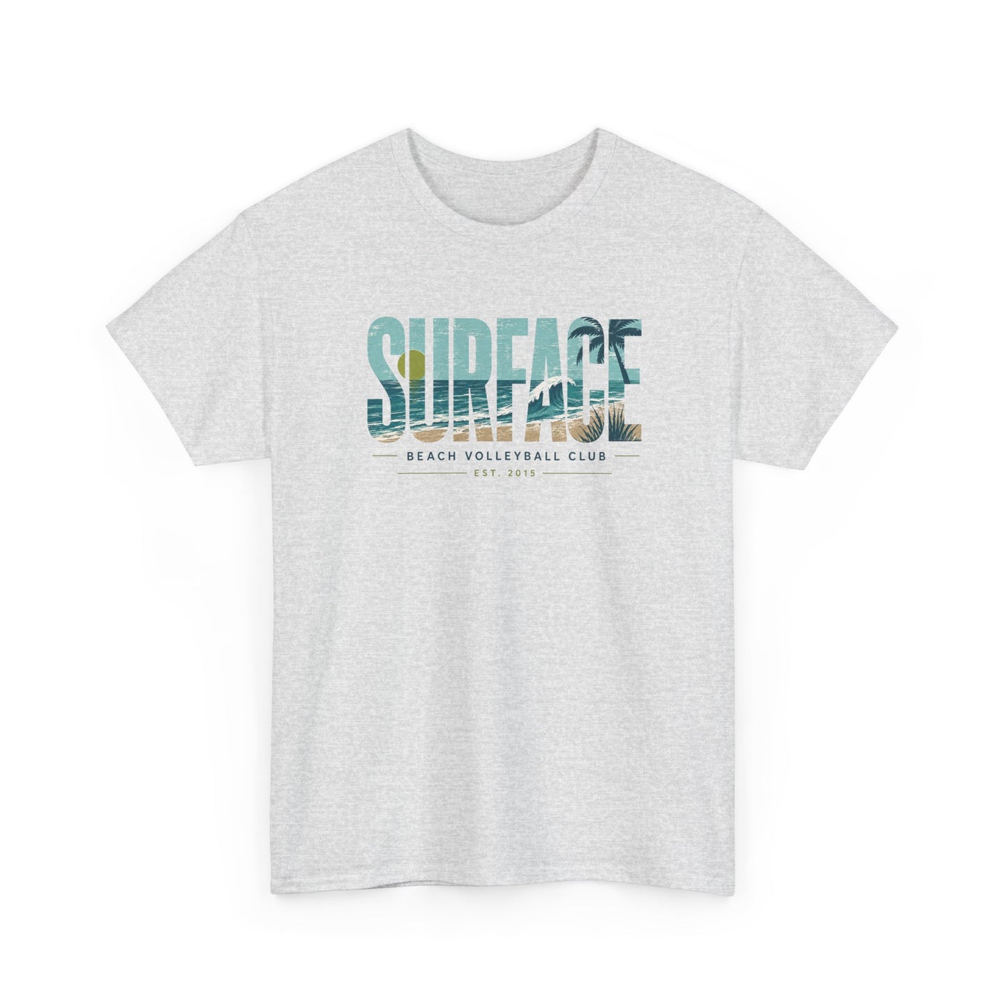 Surface Beach Volleyball Club T-Shirt — Coastal Surf Graphic Tee