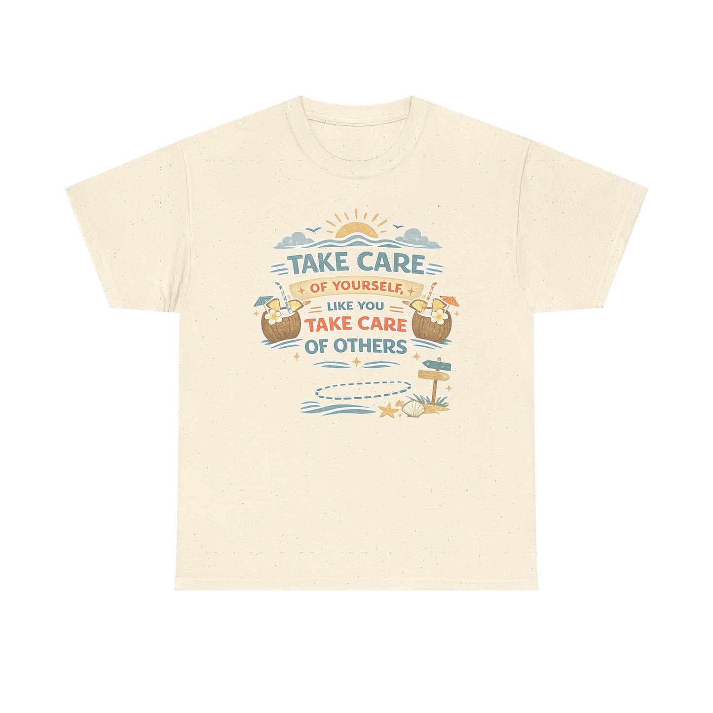 Motivational Graphic Tee — “Take Care of Yourself Like You Take Care of Others” / Keep Moving Forward