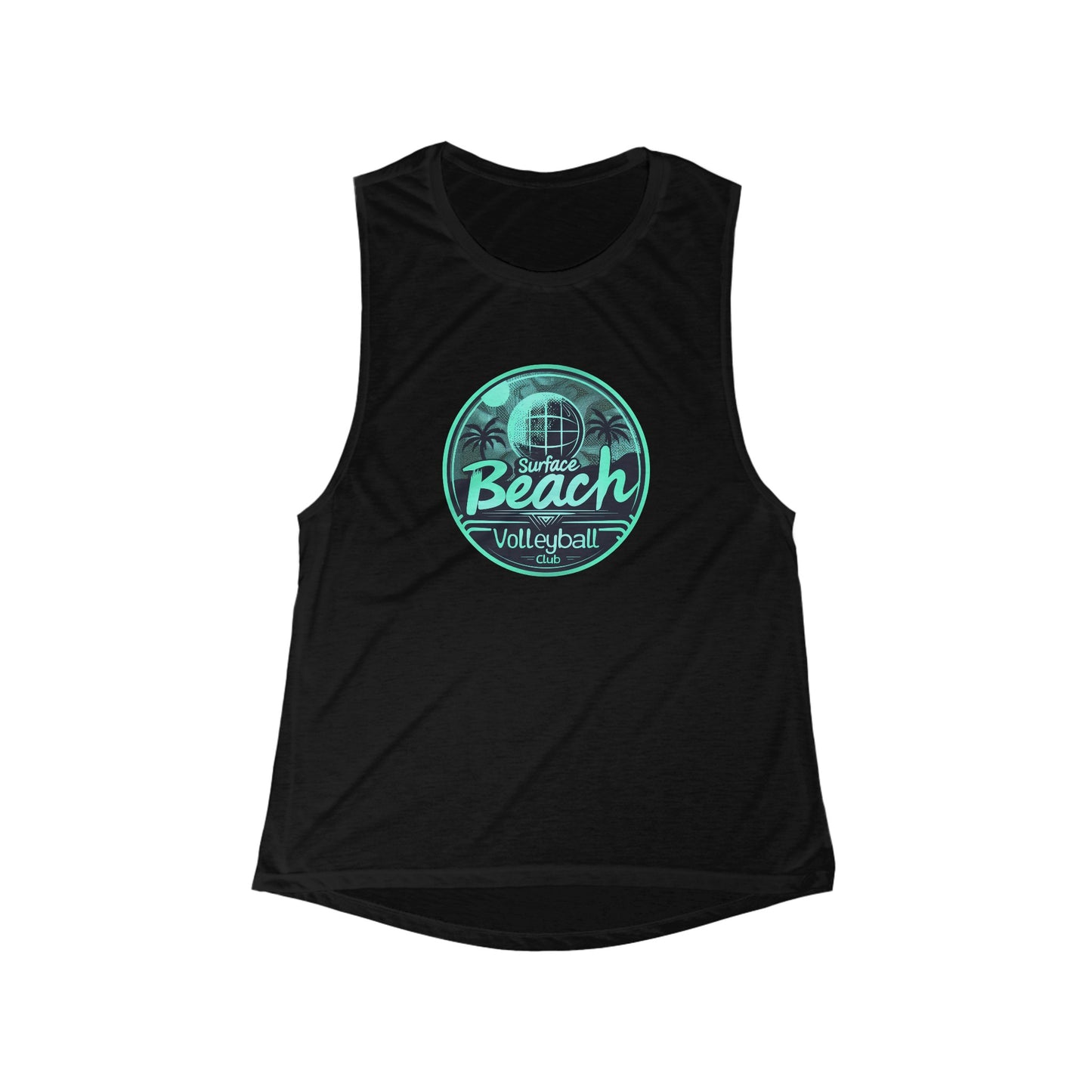 Icon Surface Beach Volleyball Club Women's Flowy Scoop Muscle Tank