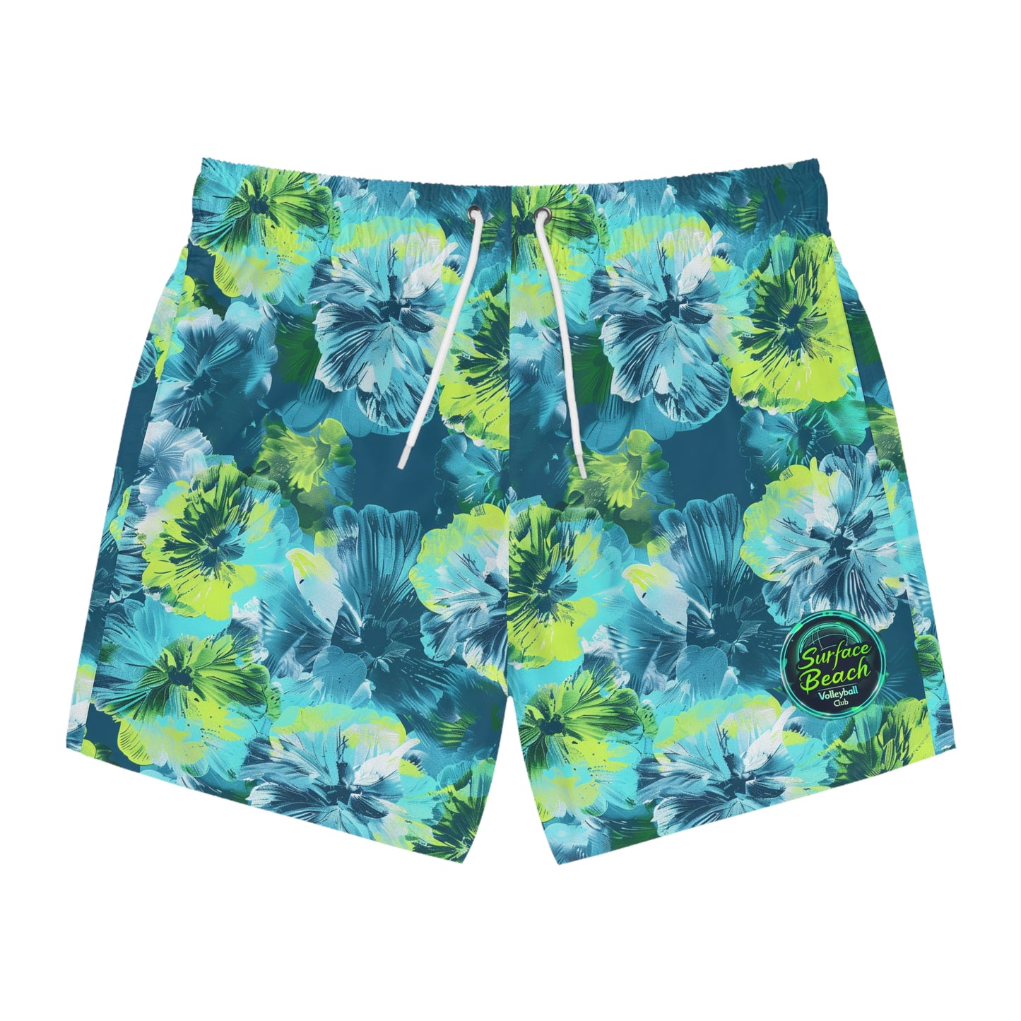 Hibiscus Icon Surface Beach Volleyball Club Modern Swim Trunks