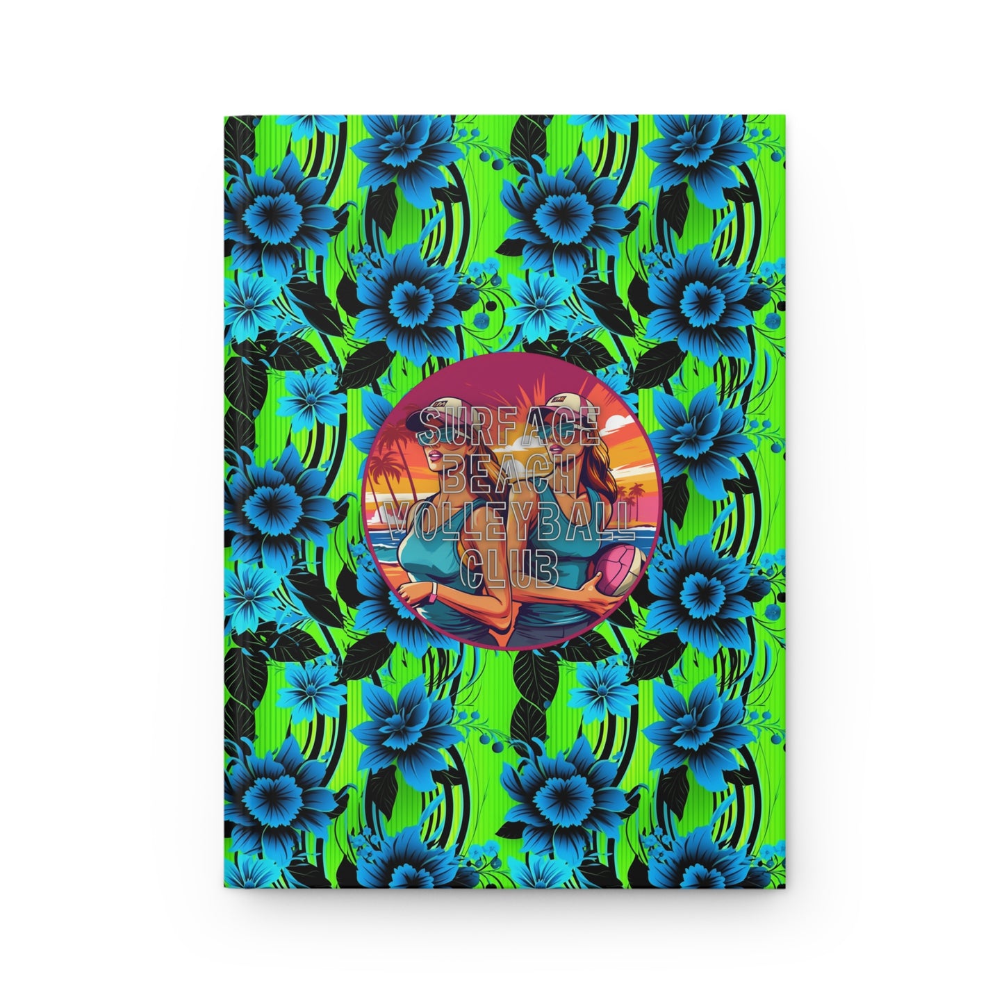 Surface Beach Volleyball Club Reflection Hardcover Journal Matte