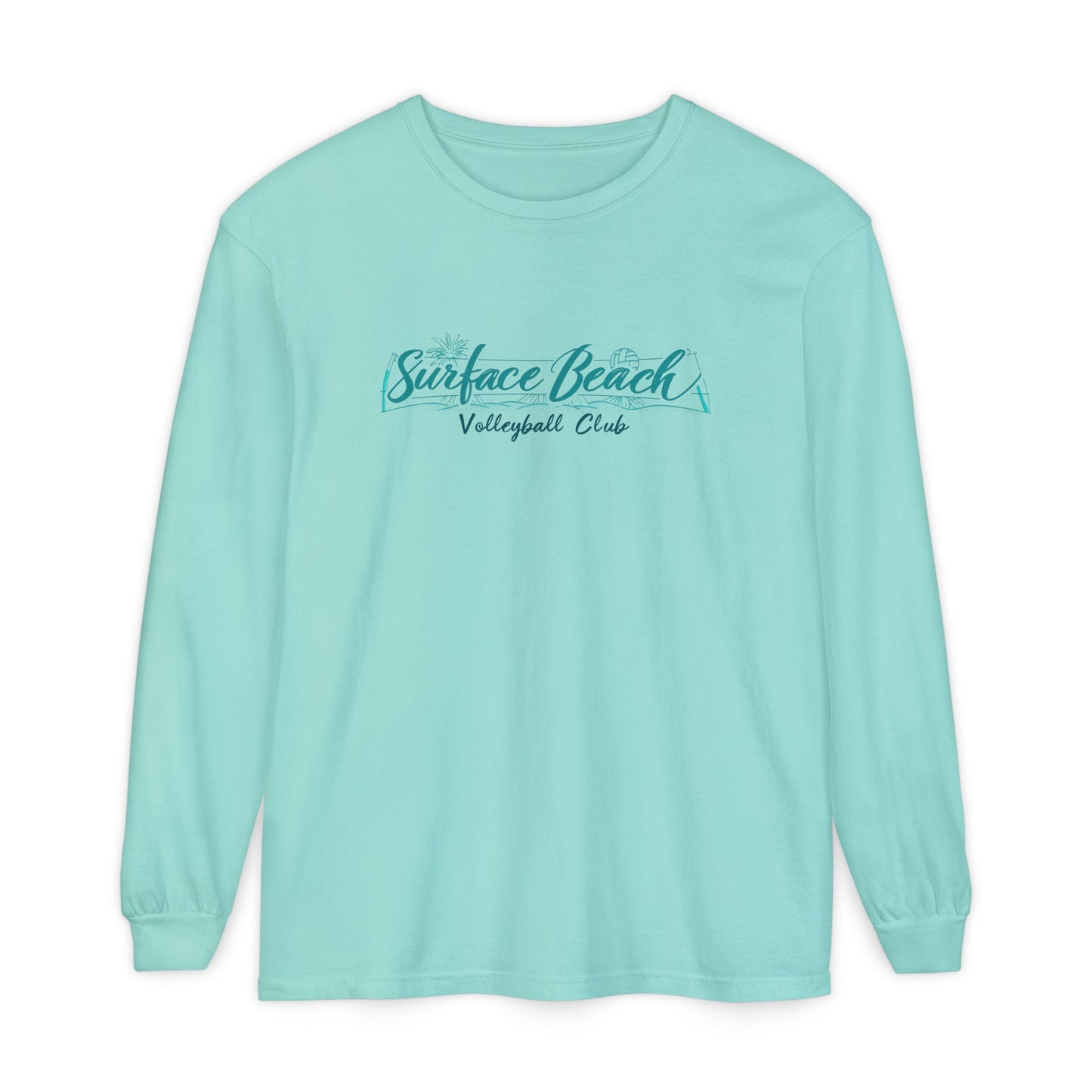 Surface Beach Volleyball Club Long Sleeve Tee — "Beach Player" Back Print