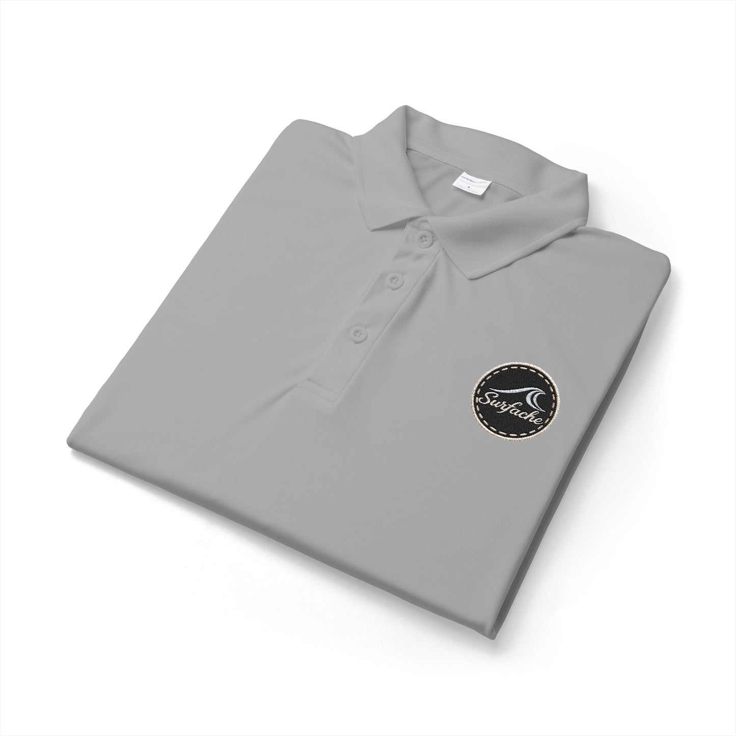 Surfache Embroidered Surf Wave Polo — Men's Performance Golf & Work Shirt
