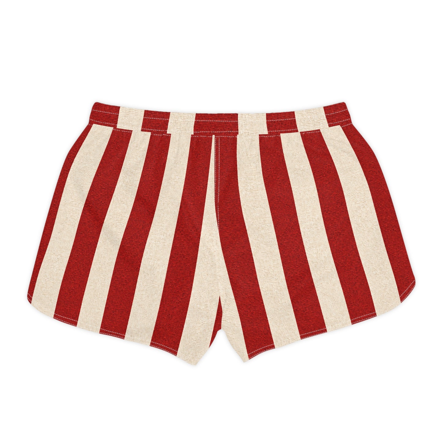 Rum Punch Inspired Striped Women's Casual Shorts – Beachy Summer Lounge Shorts