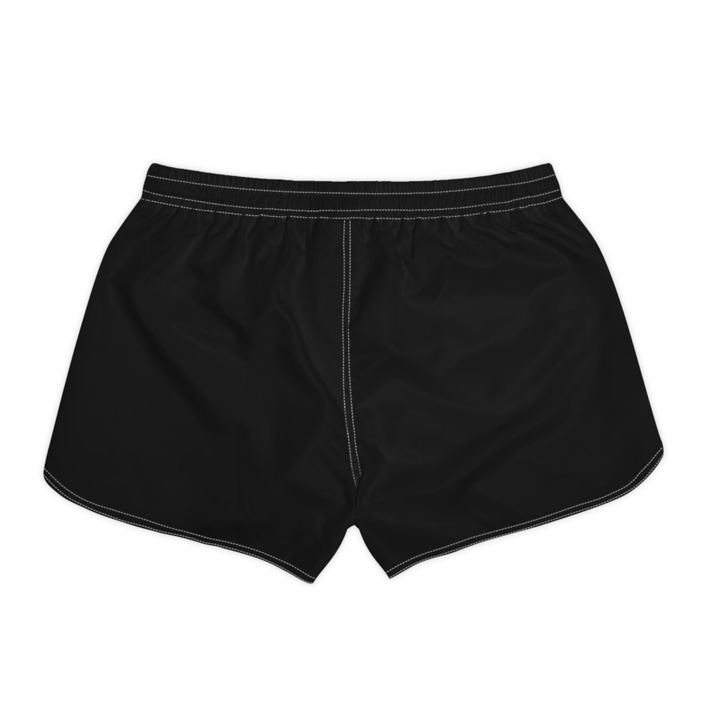 Sun S Logo Women's Casual Shorts — Black Athletic Beachwear