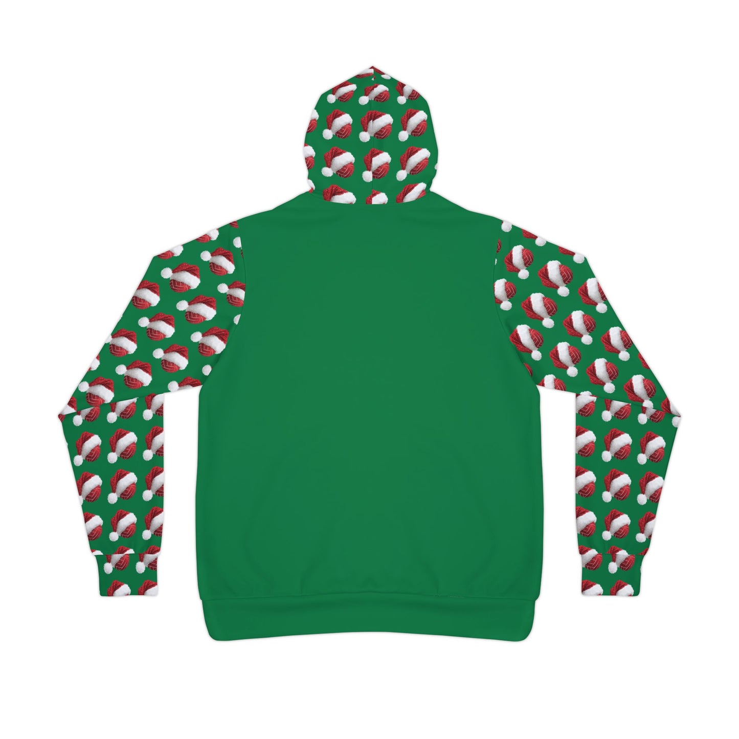 Santa Hat Volleyball Sublimated Designer Athletic Hoodie